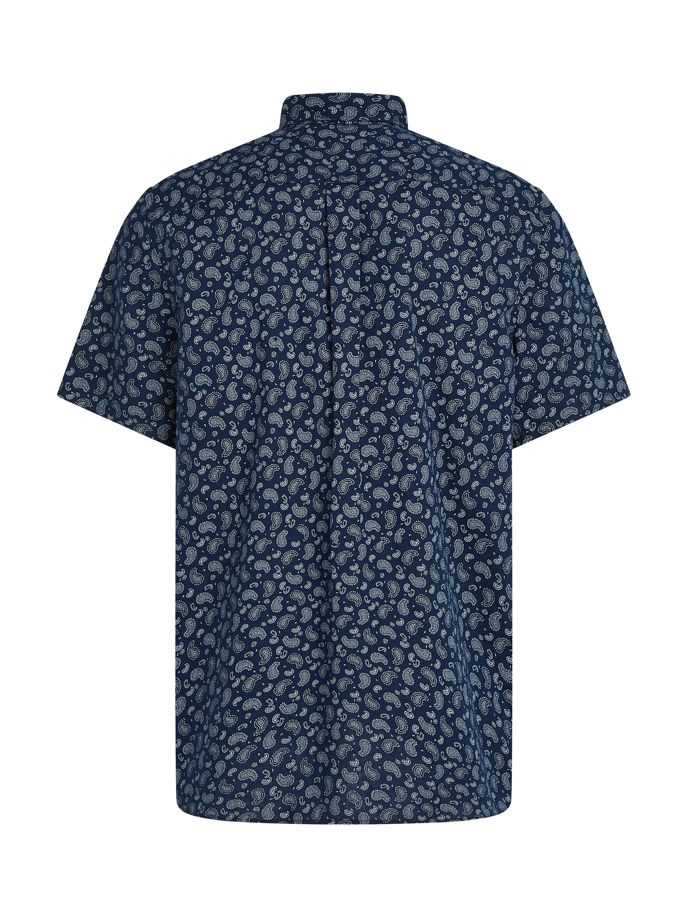 Tommy Hilfiger Kurzarmhemd »COTTON LINEN PAISLEY RF SS SHIRT«