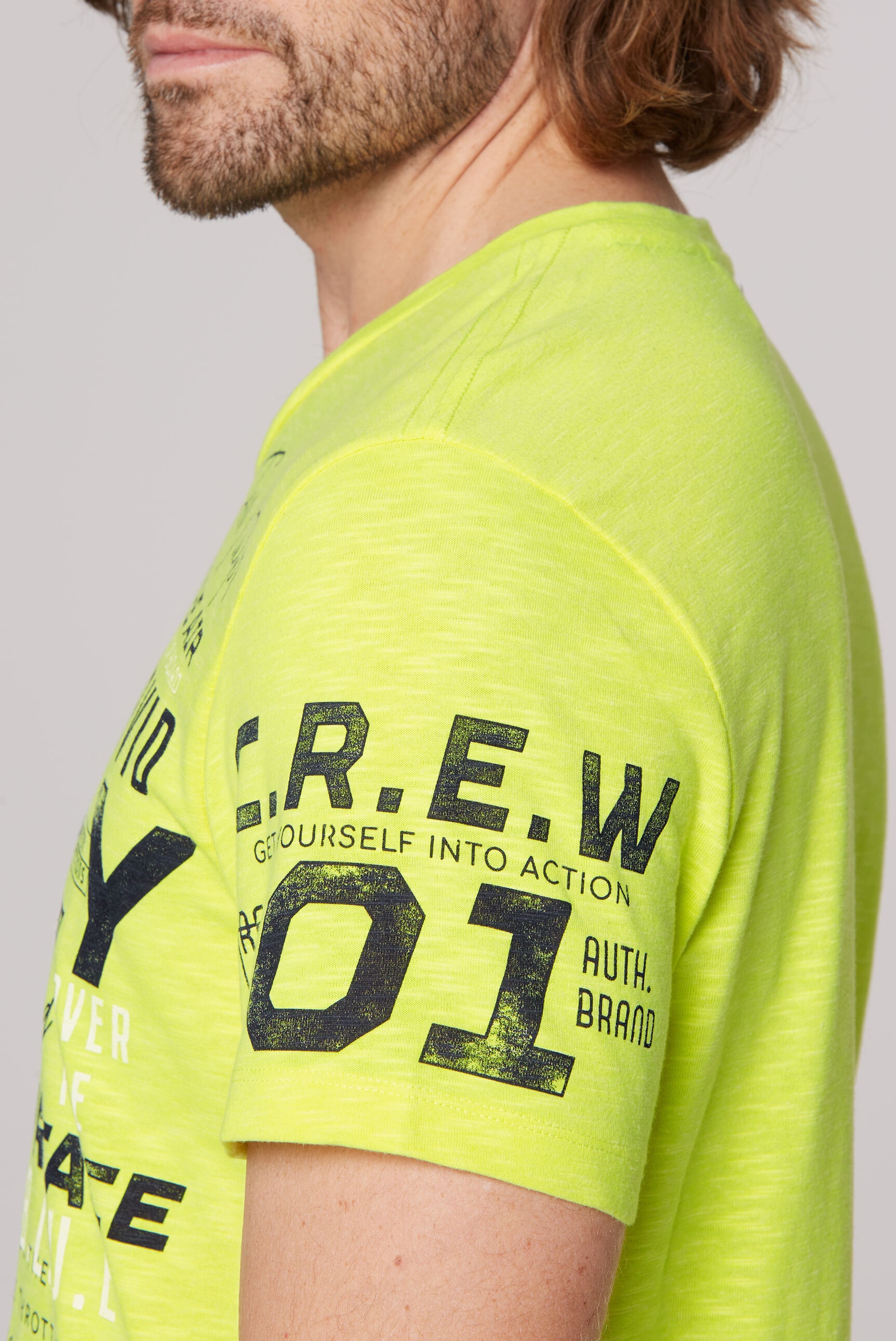 CAMP DAVID V-Shirt, aus Baumwolle