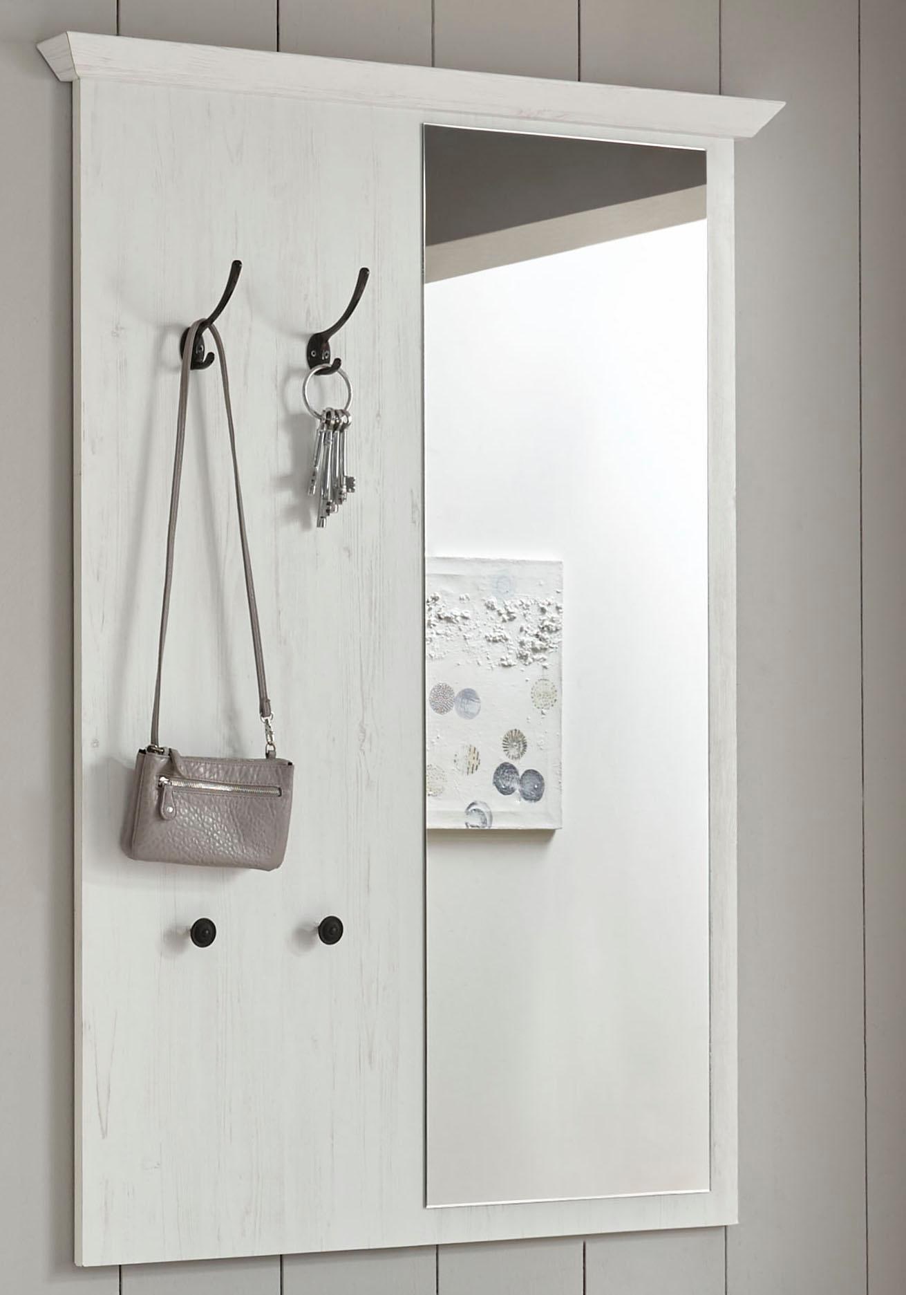 Home affaire Garderobenpaneel "California, Wandregal mit Spiegel, Flurgarde günstig online kaufen