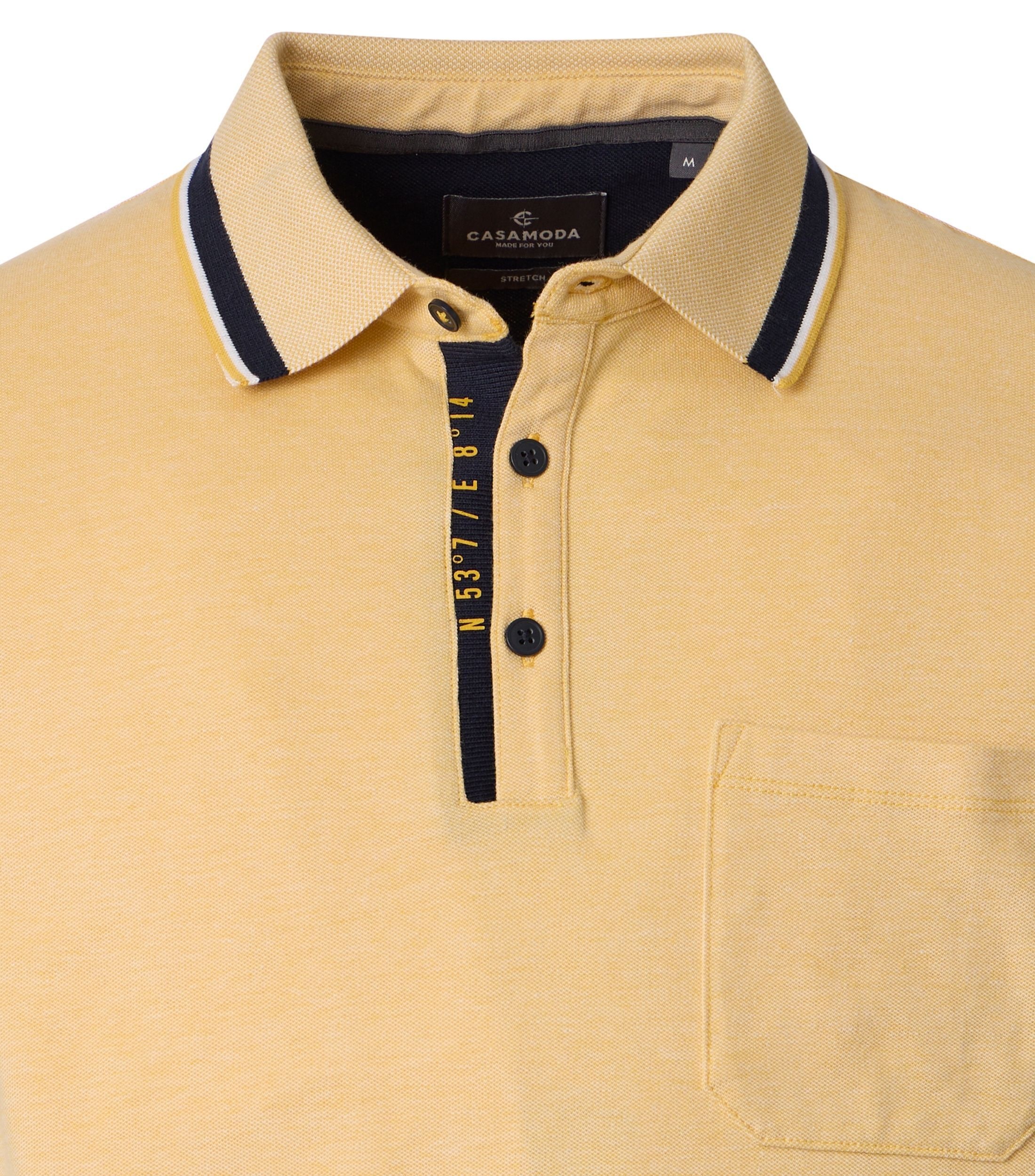 CASAMODA Poloshirt »CASAMODA Polo-Shirt uni«