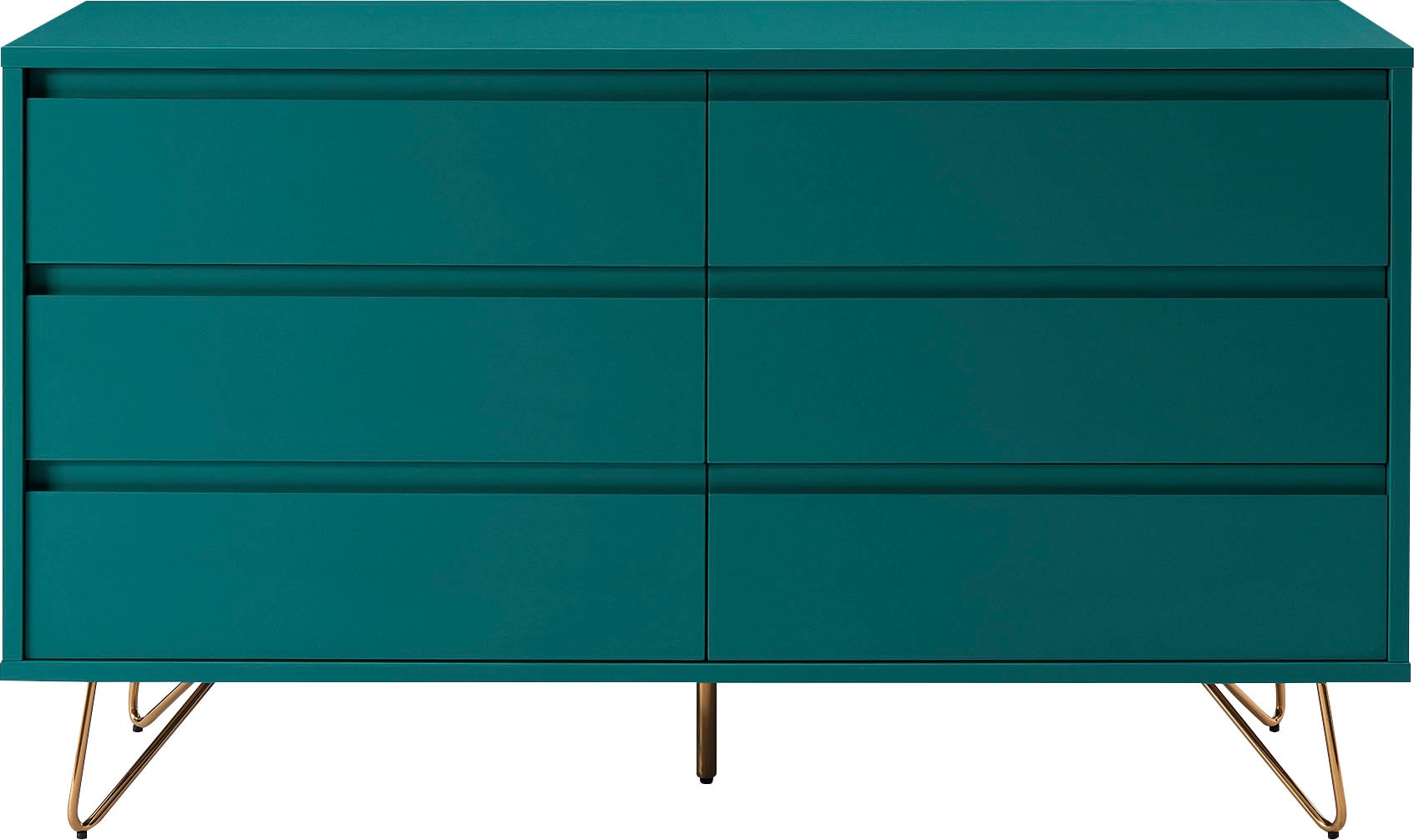 SalesFever Kommode "Bolton Design Sideboard mit Stauraum", Haarnadelbeine a günstig online kaufen