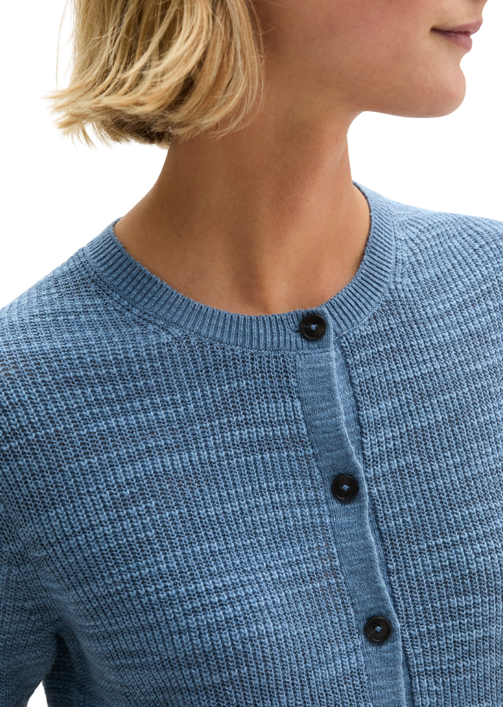Marc O'Polo Cardigan »aus Leinen-Baumwolle-Mix«