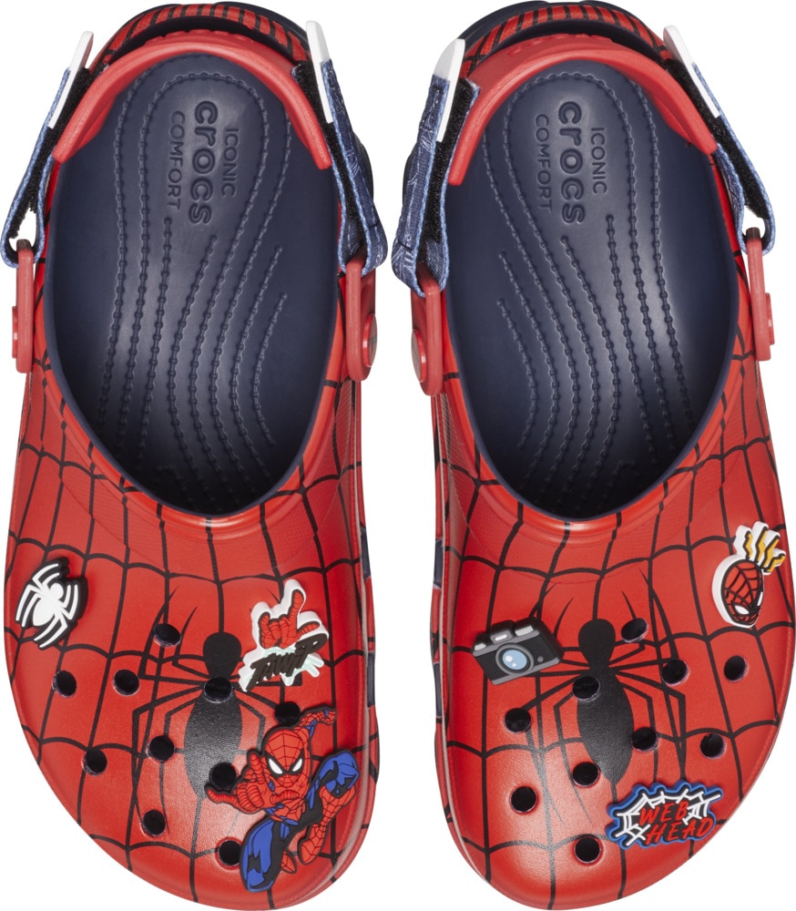 Crocs Clog »Spider Man All Terrain Clog K«, Sommerschuh, Sandale, Kinderschuh mit Spider-Man Motiv