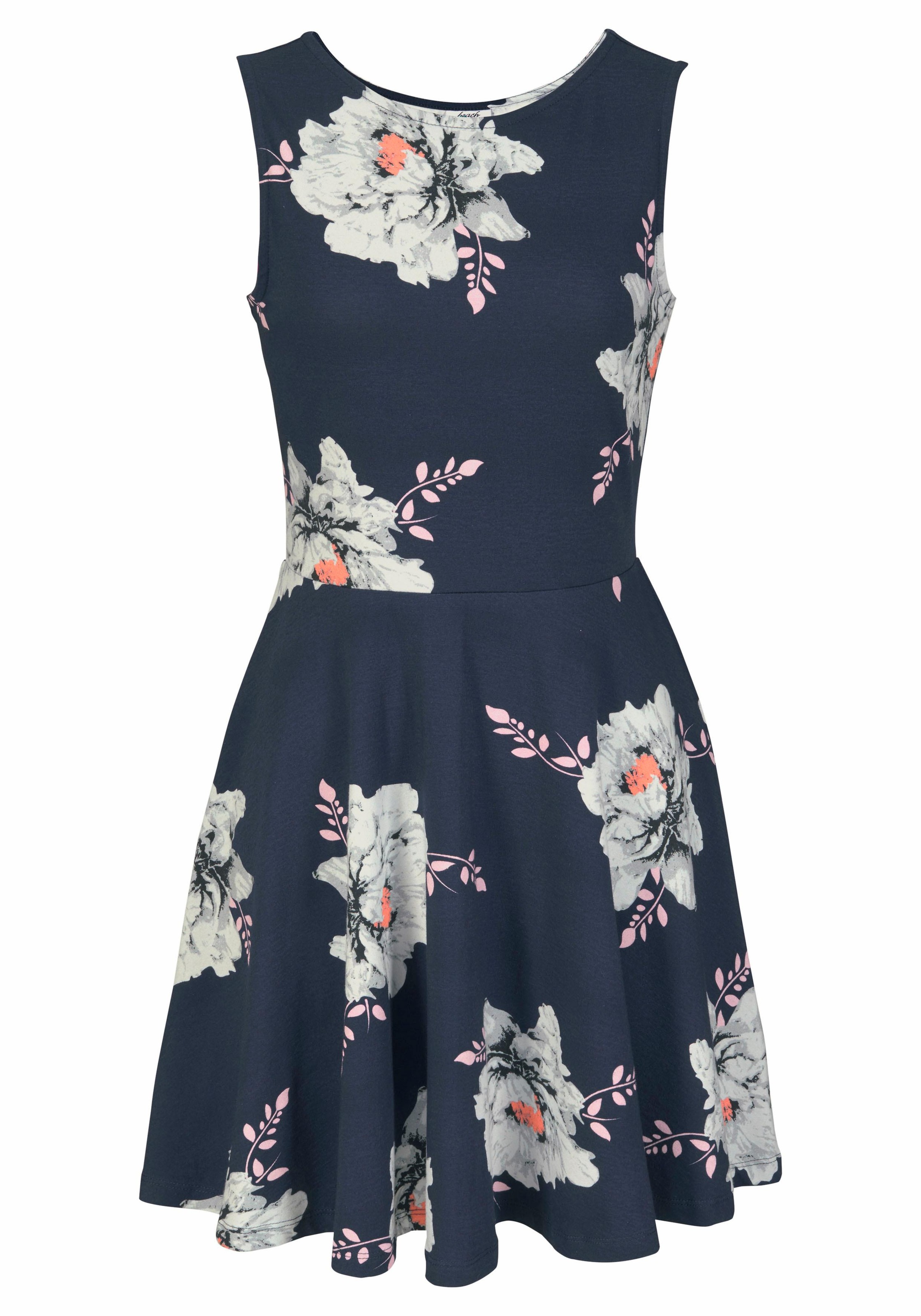 Beachtime Strandkleid, mit Blumenprint, Minikleid, Sommerkleid aus Baumwoll günstig online kaufen