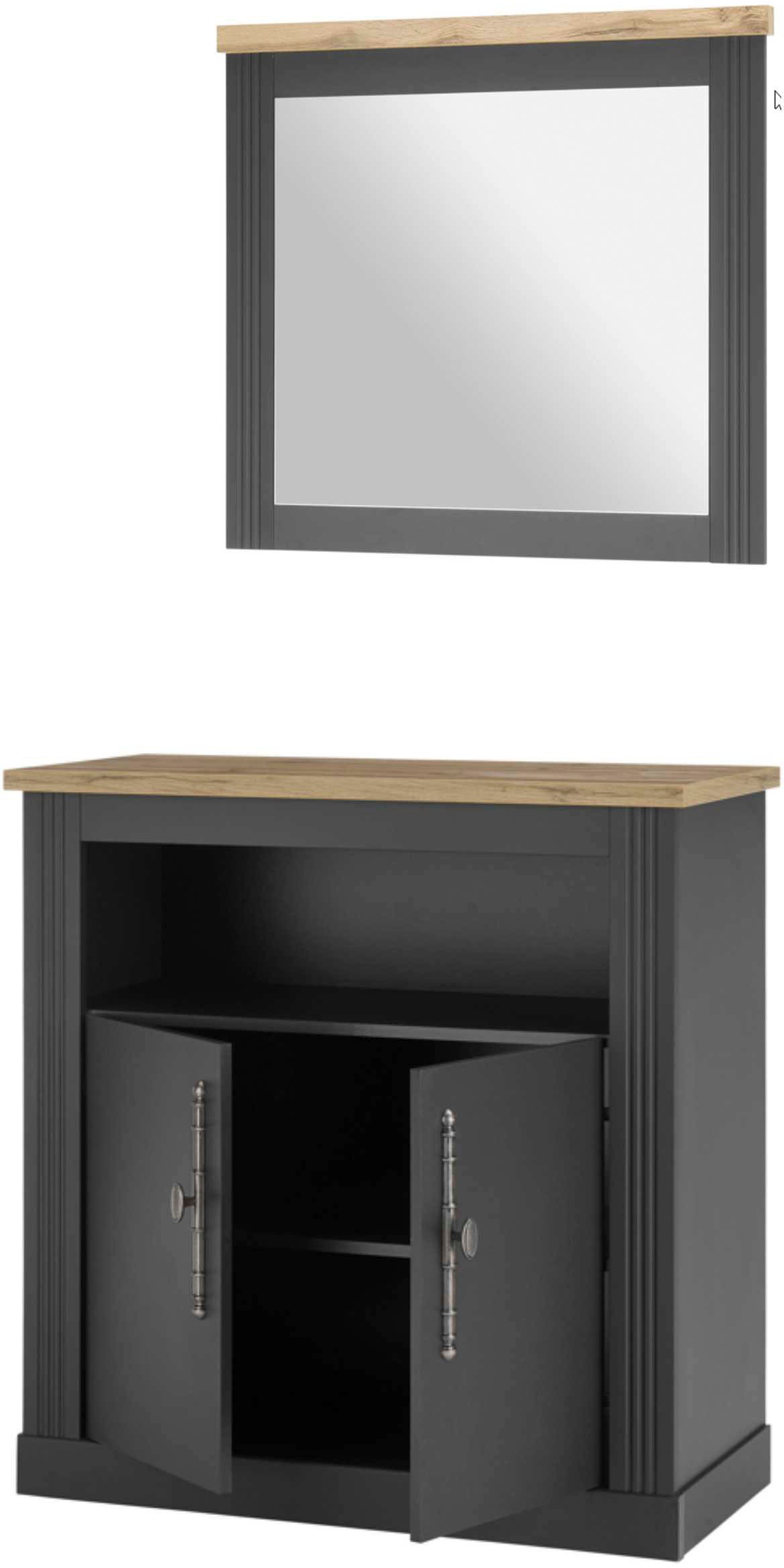 Thumbnail - Home affaire Garderoben-Set "WESTMINSTER TOPSELLER" Kommode, Spiegel, 2 Stk. tlg.