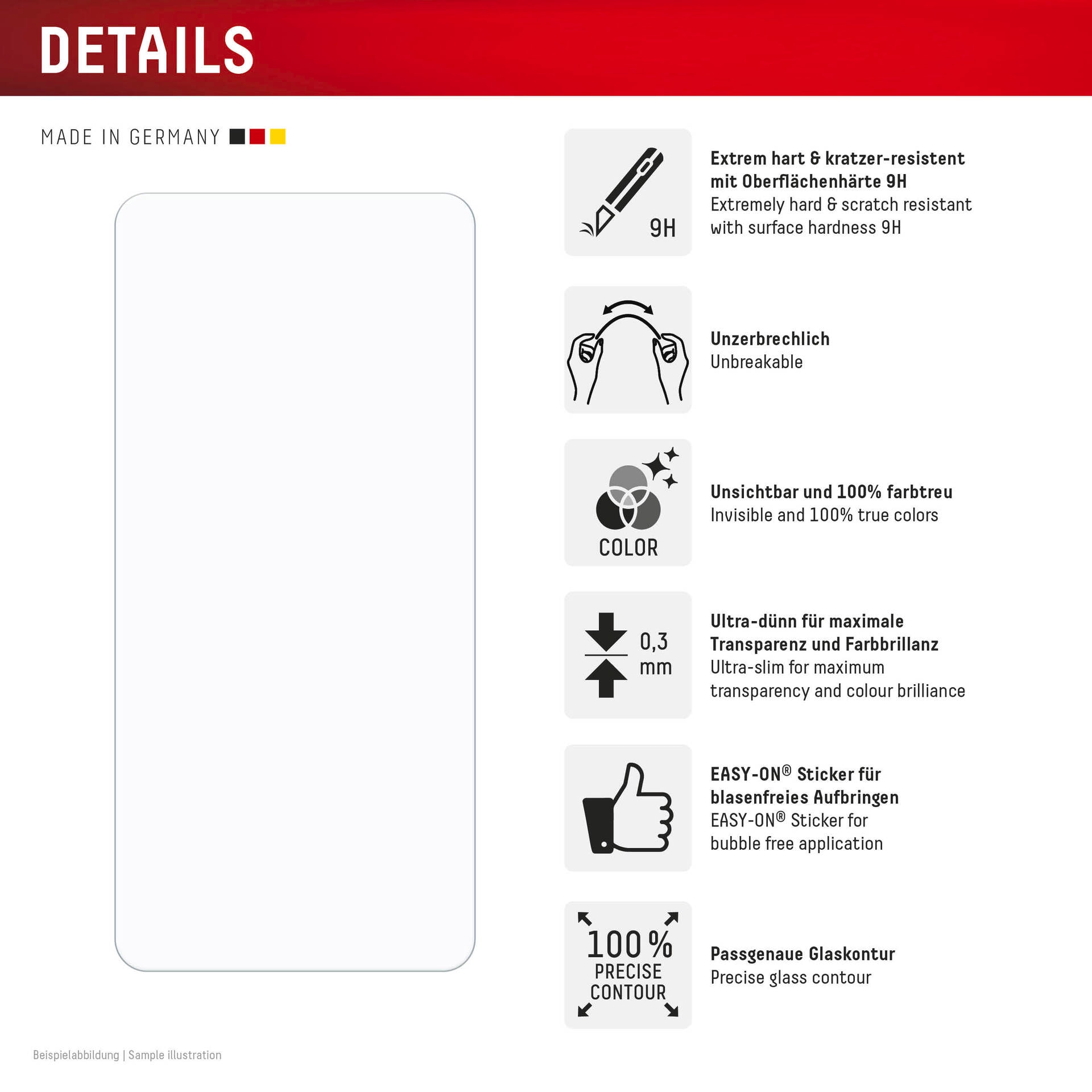 Displex Displayschutzglas »Smart Glass Screen Protector Ultra-Dünn, Unzerbrechlich, Unsichtbar« für Samsung Galaxy S26+ Displayschutzfolie, Schutzfolie, Bildschirmschutz, kratz- & stoßfest