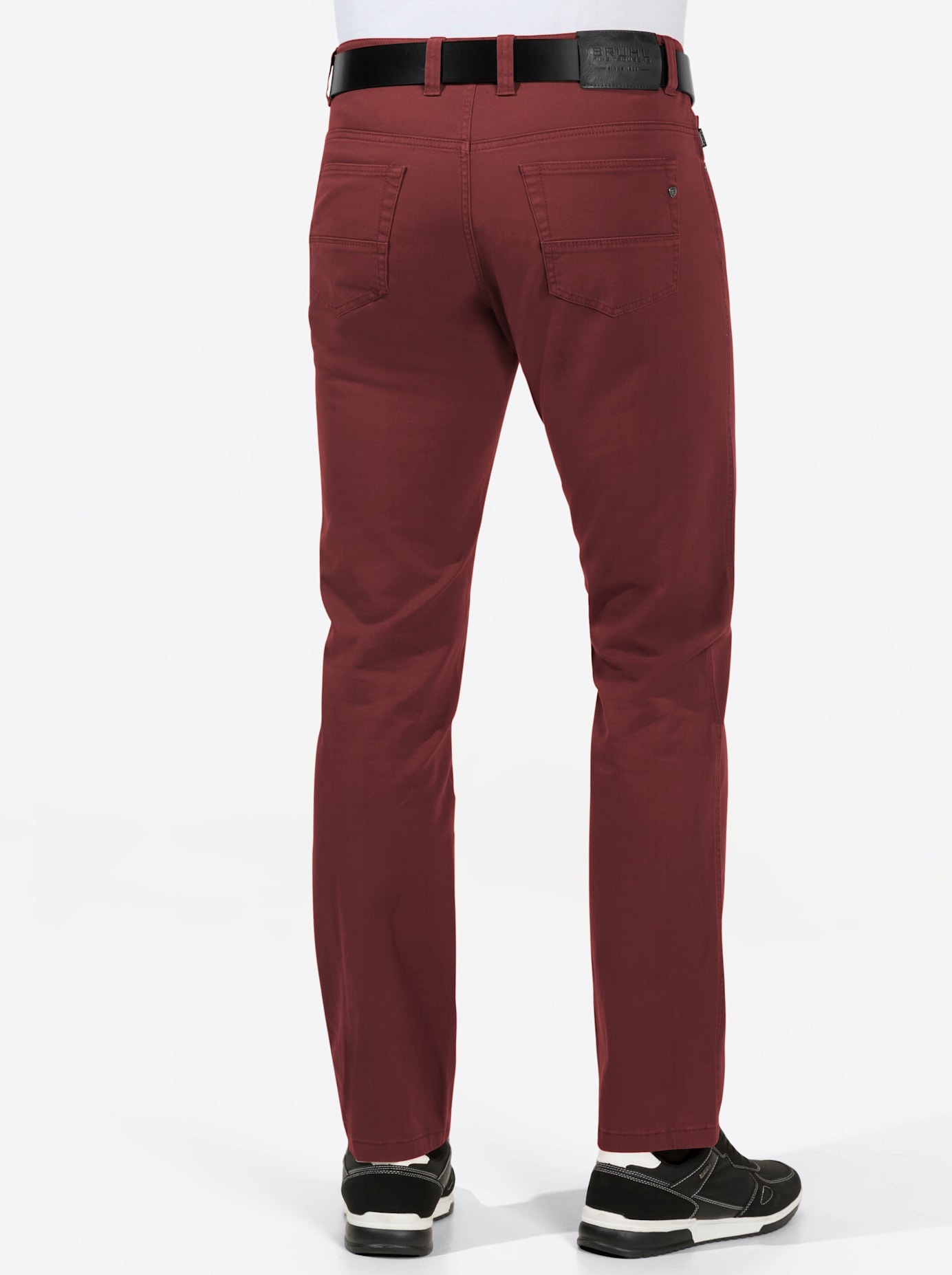 Brühl Herren 5-Pocket-Hose Rotbraun Gr. 52 3