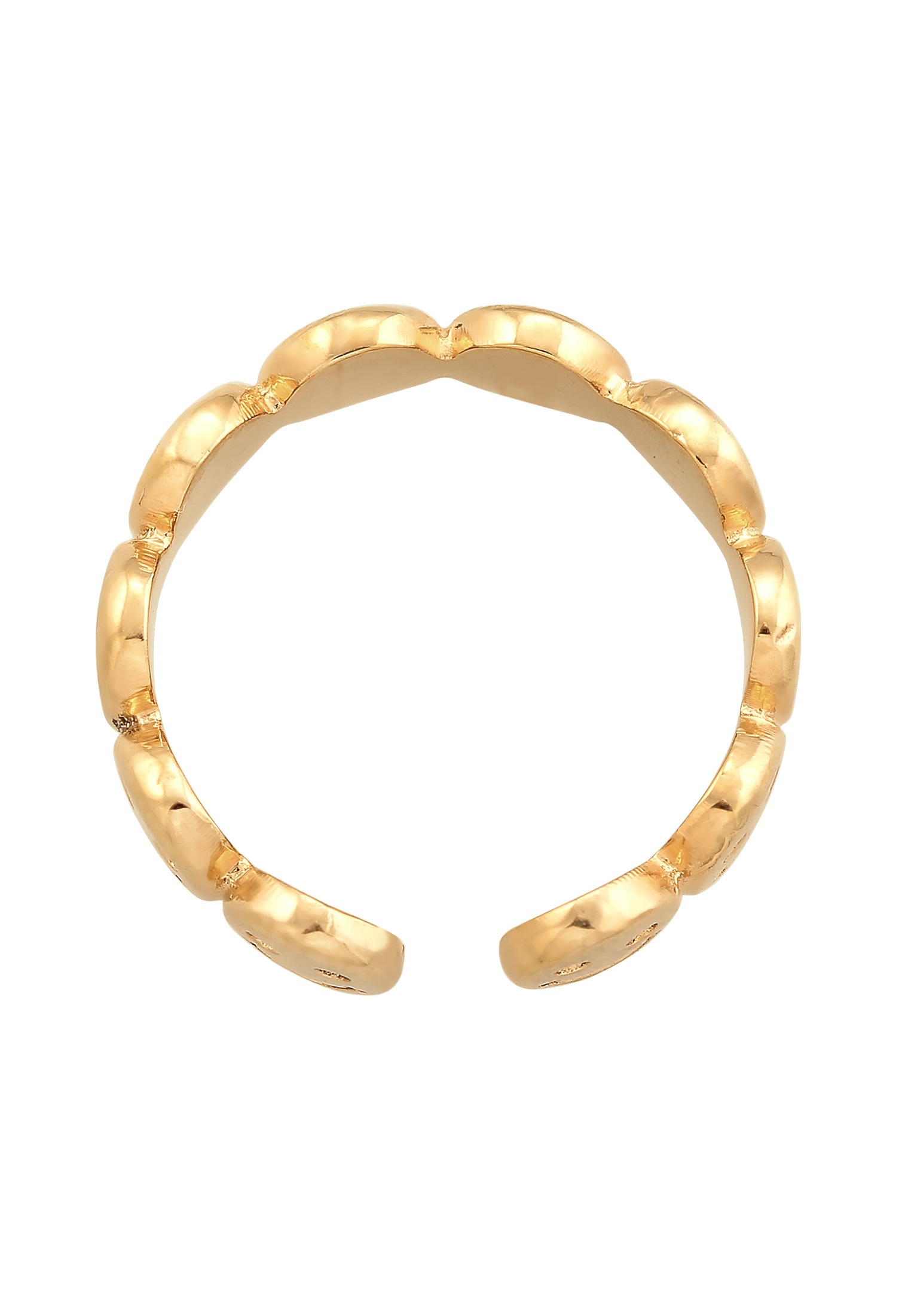Elli Silberring »Ring Bandring Smiling Offen 925 Silber«