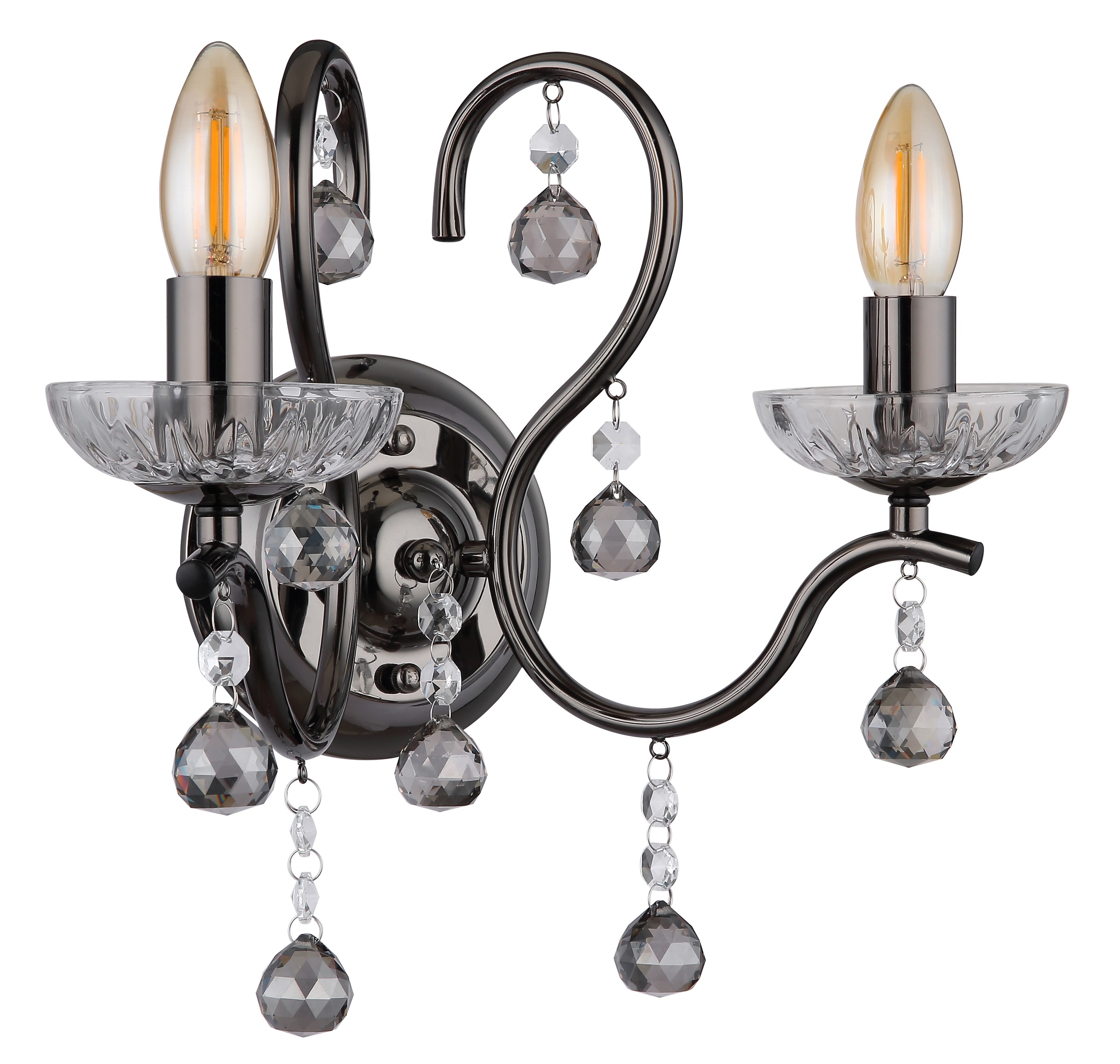 GLOBO LIGHTING Wandleuchte »CAMILA« E14 1 Stk. Wandlampe Wand Wohnzimmer Flur Wandbeleuchtung