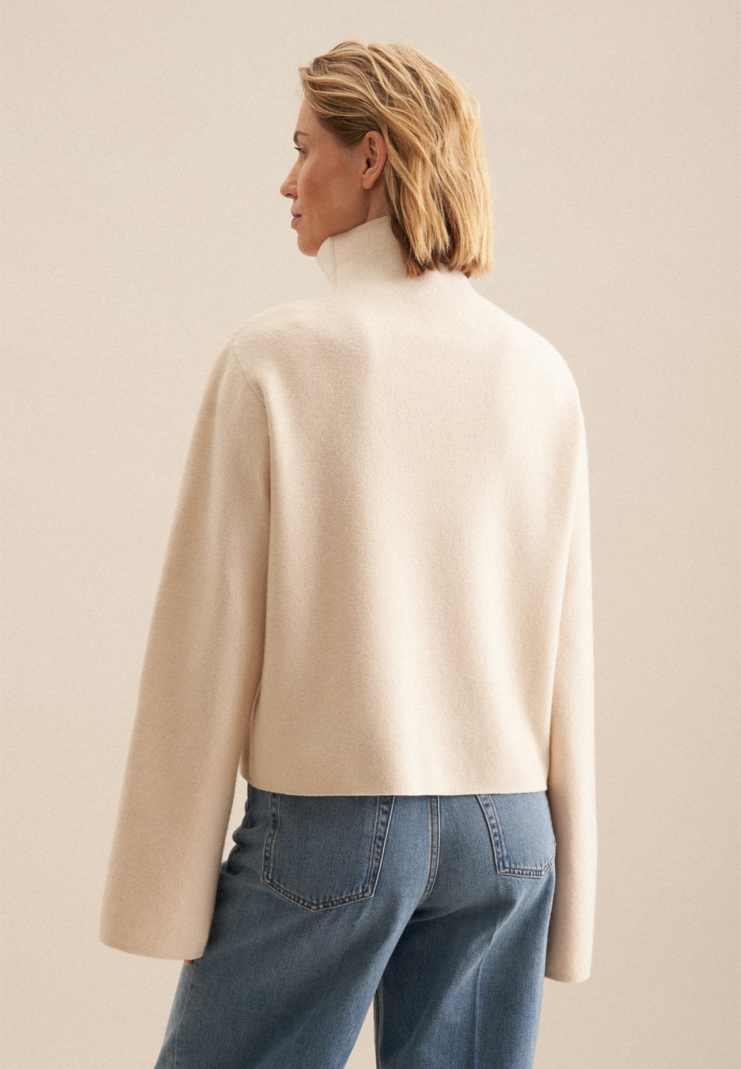 seidensticker Strickpullover »Schwarze Rose«, Langarm Turtleneck