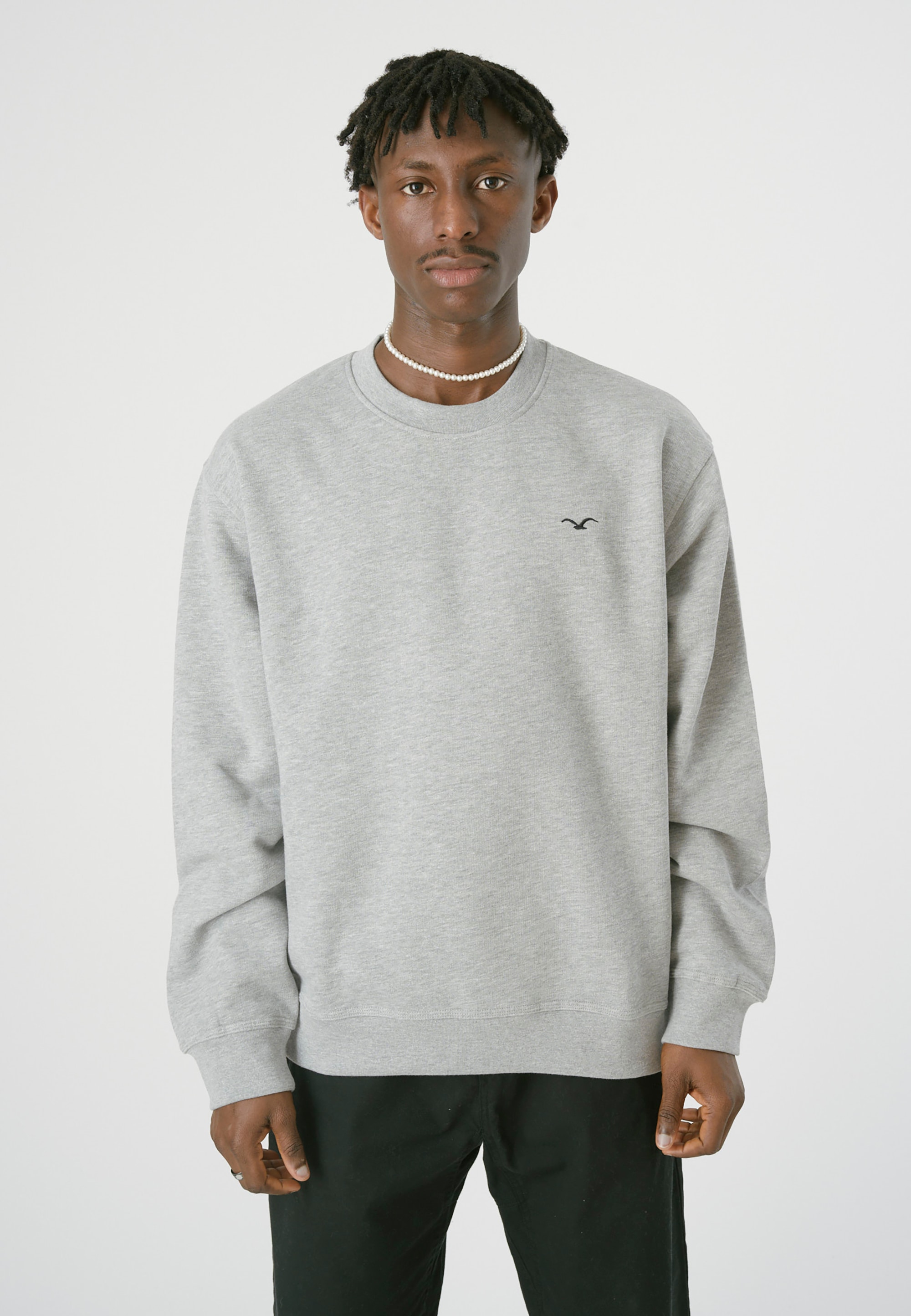 Cleptomanicx Sweatshirt »Ligull Boxy«, mit kleiner Möwenstickerei