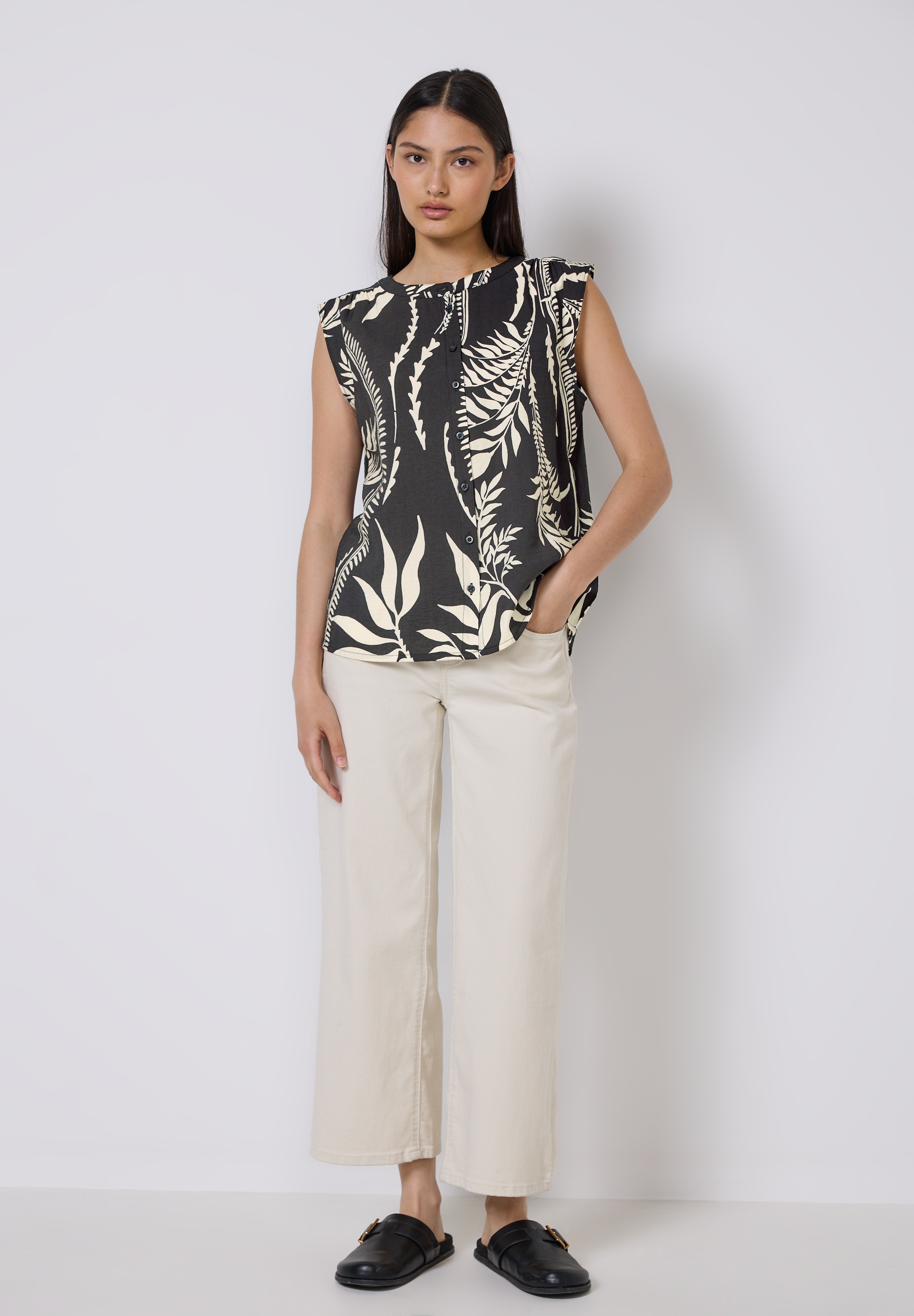 Thumbnail - STREET ONE STUDIO Blusentop mit Knopfleiste