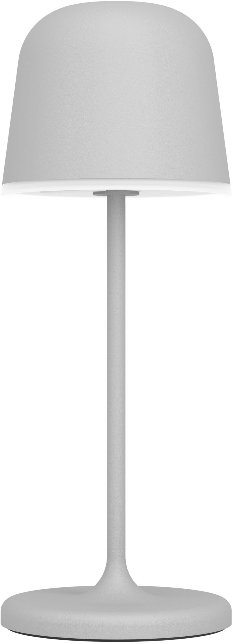 EGLO Tischleuchte »MANNERA-S Tischlampe - Alu, Stahl - LED - 1,8W - IP54« LED-Modul 1 Stk. Neutralweiß | Warmweiß Akku Tischleuchte, Außentischleuchte, Gartenlampe, H20 x Ø7,5 cm