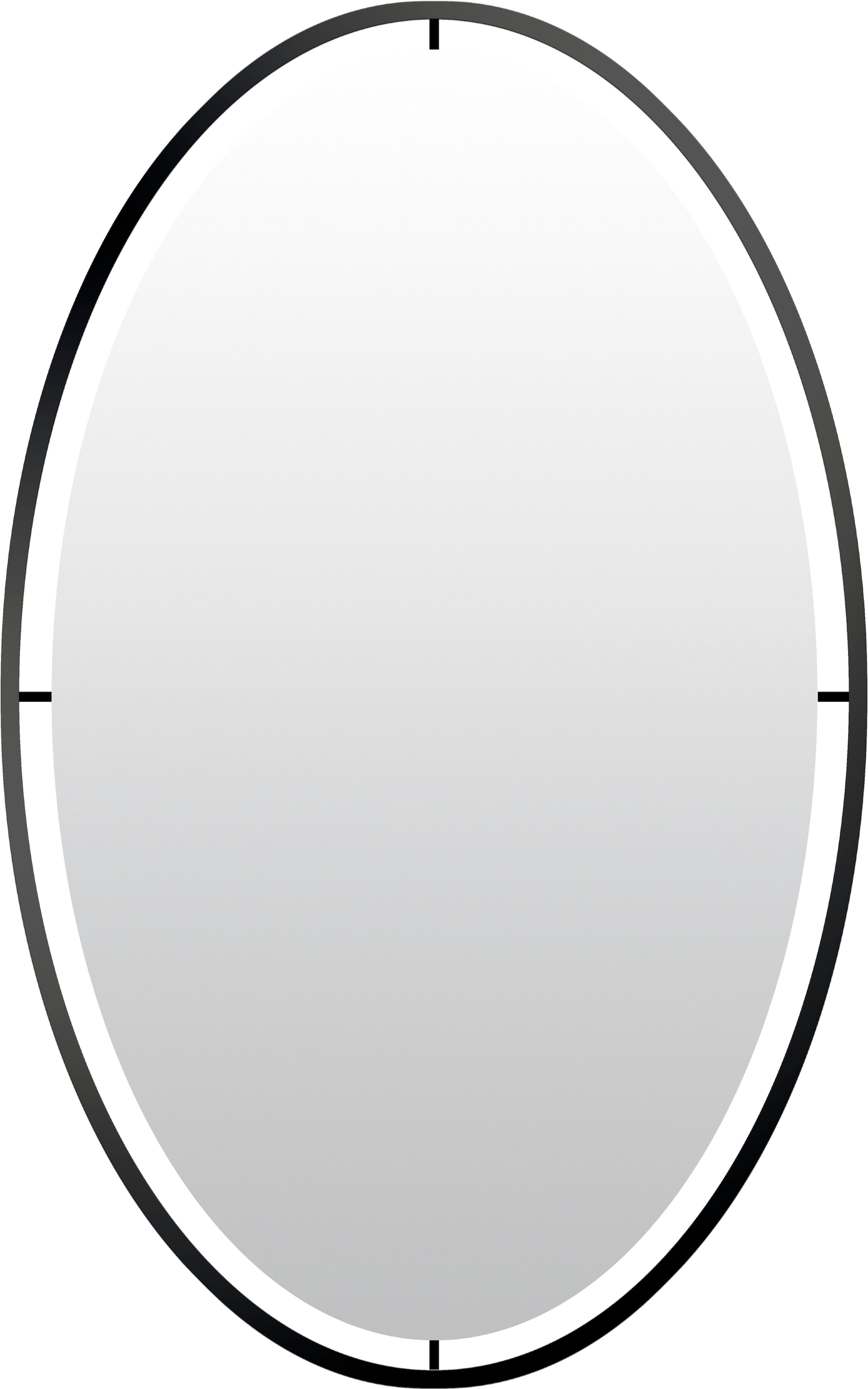 Lenfra Dekospiegel »Salem«, (1 St.), 3mm Silberspiegel; Rahmen aus Stahl