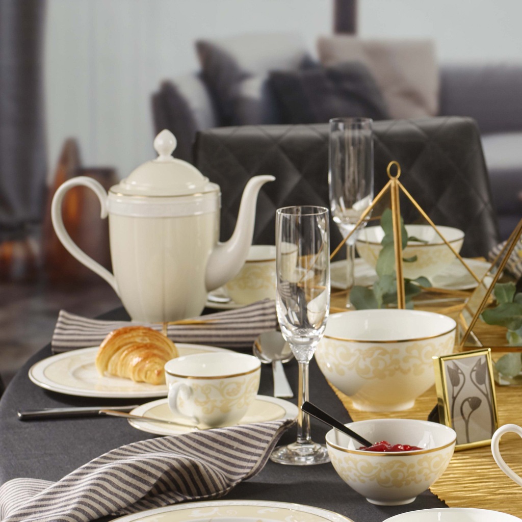 Villeroy & Boch Teekanne "Kaffeekanne Ivoire 1,35 Liter beige" günstig online kaufen