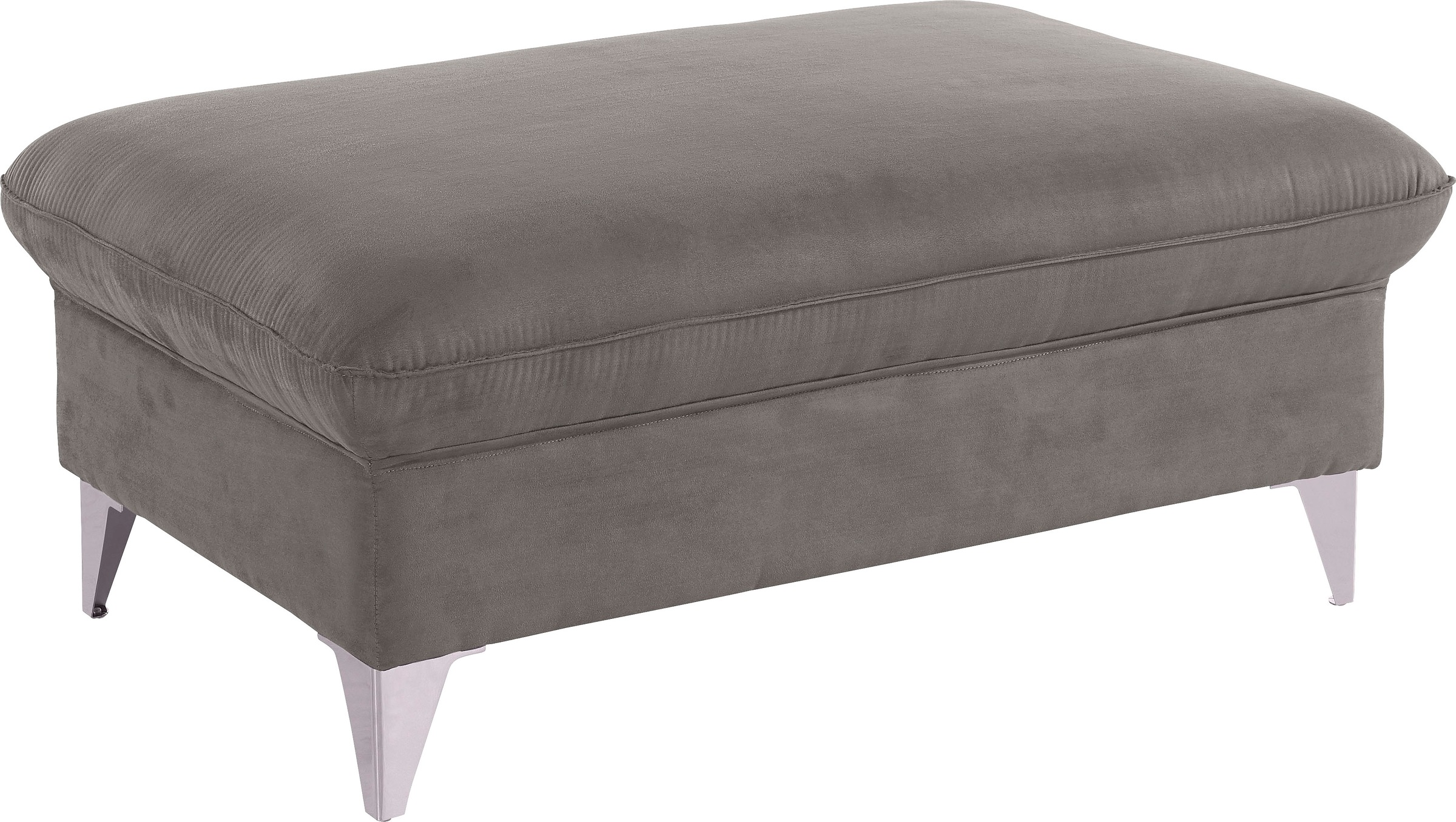 COTTA Polstergarnitur »Caluso L-Form«, (2 tlg.), Set bestehend aus: Ecksofa mit Kopfteilverstellung & Hocker