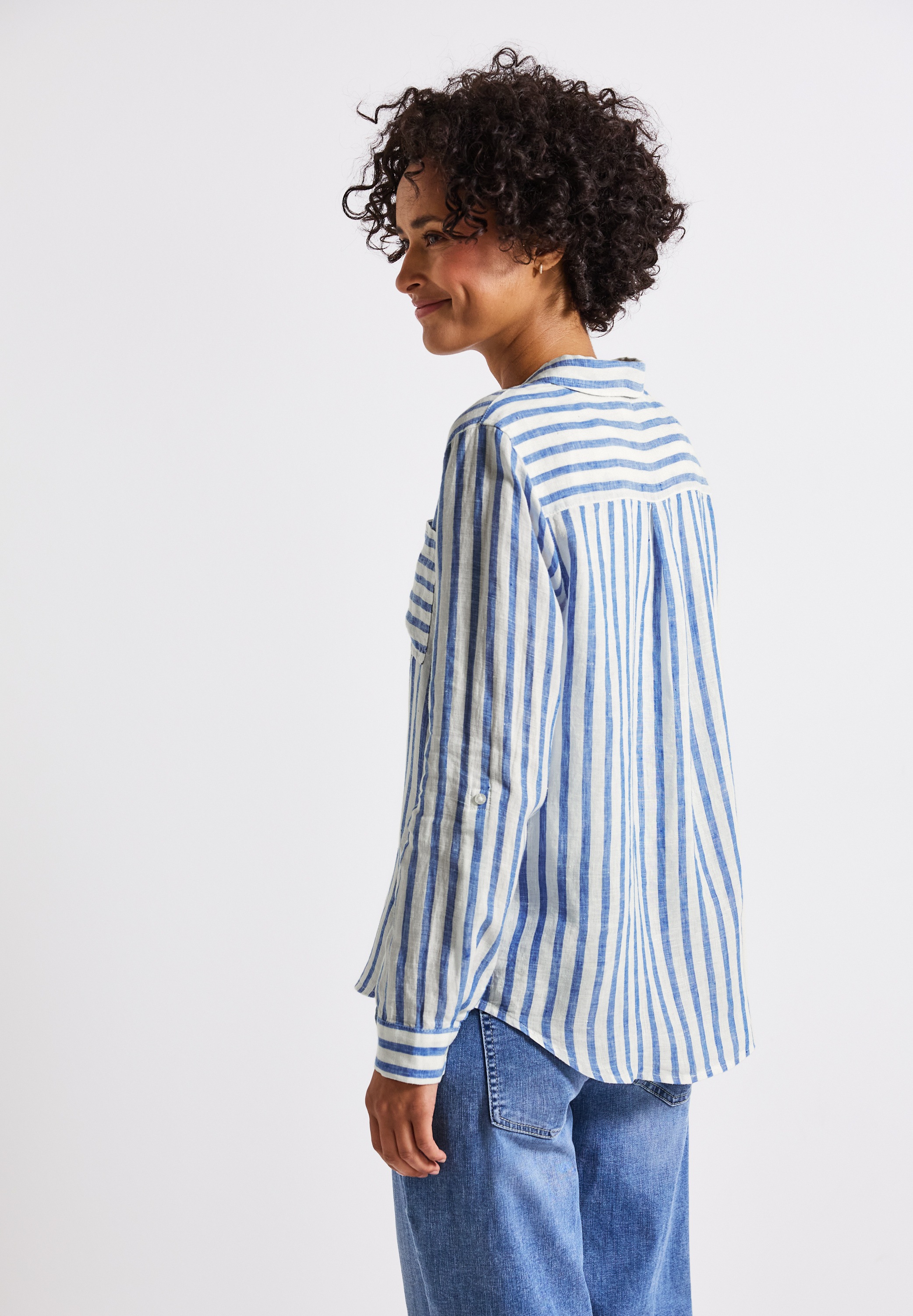 STREET ONE Langarmbluse mit Brusttaschen günstig online kaufen