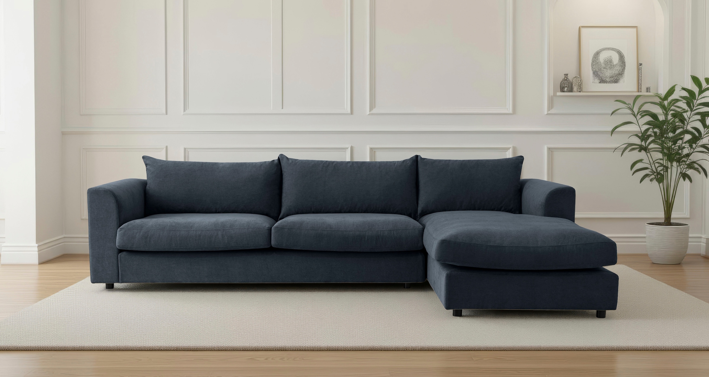 LeGer Home by Lena Gercke Ecksofa "Avelina" Breite 297 cm, in Cord- und Che günstig online kaufen