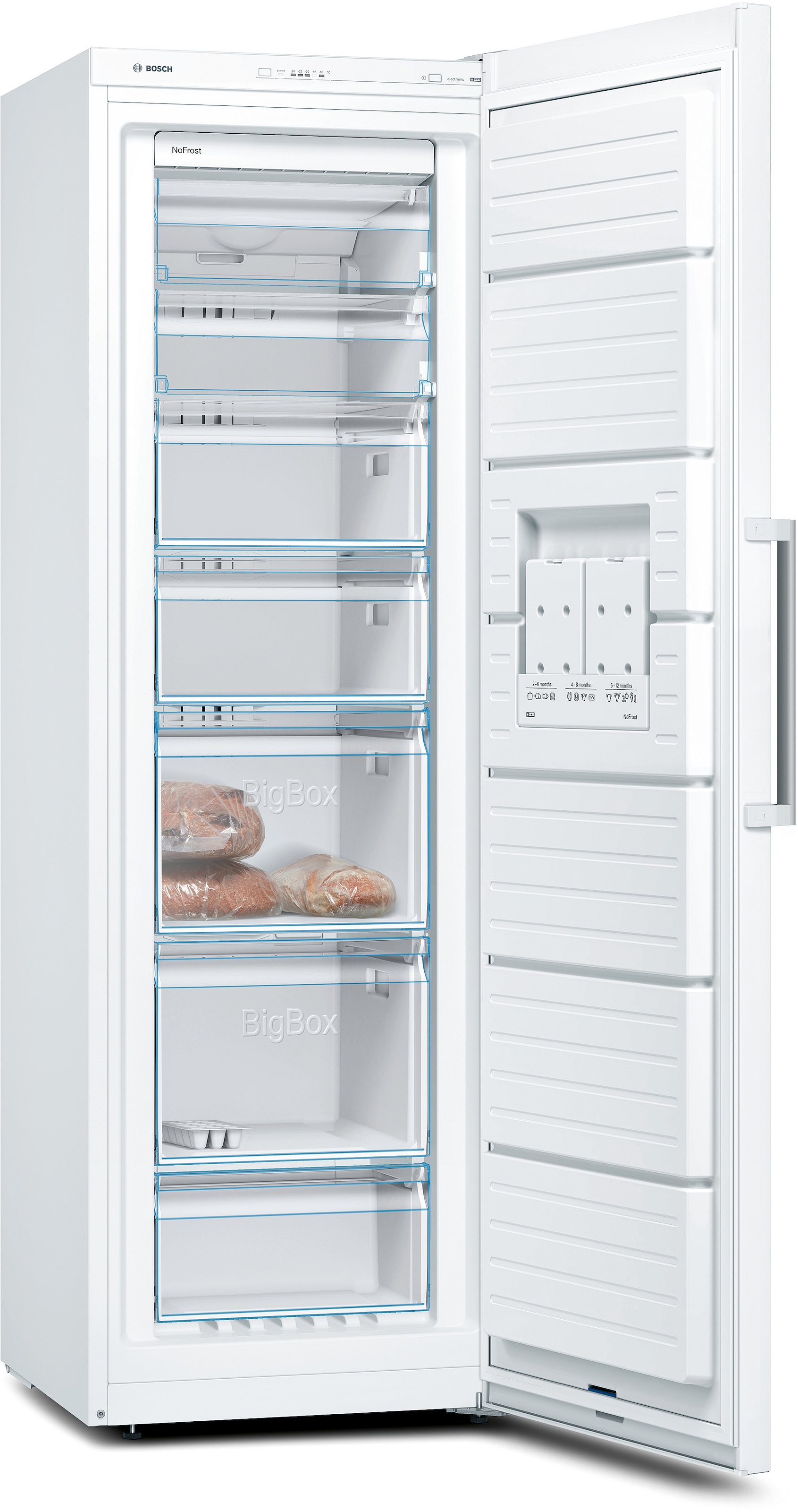 BOSCH Gefrierschrank Serie 4 »GSN36CWEV«, 186 cm hoch, 60 cm breit