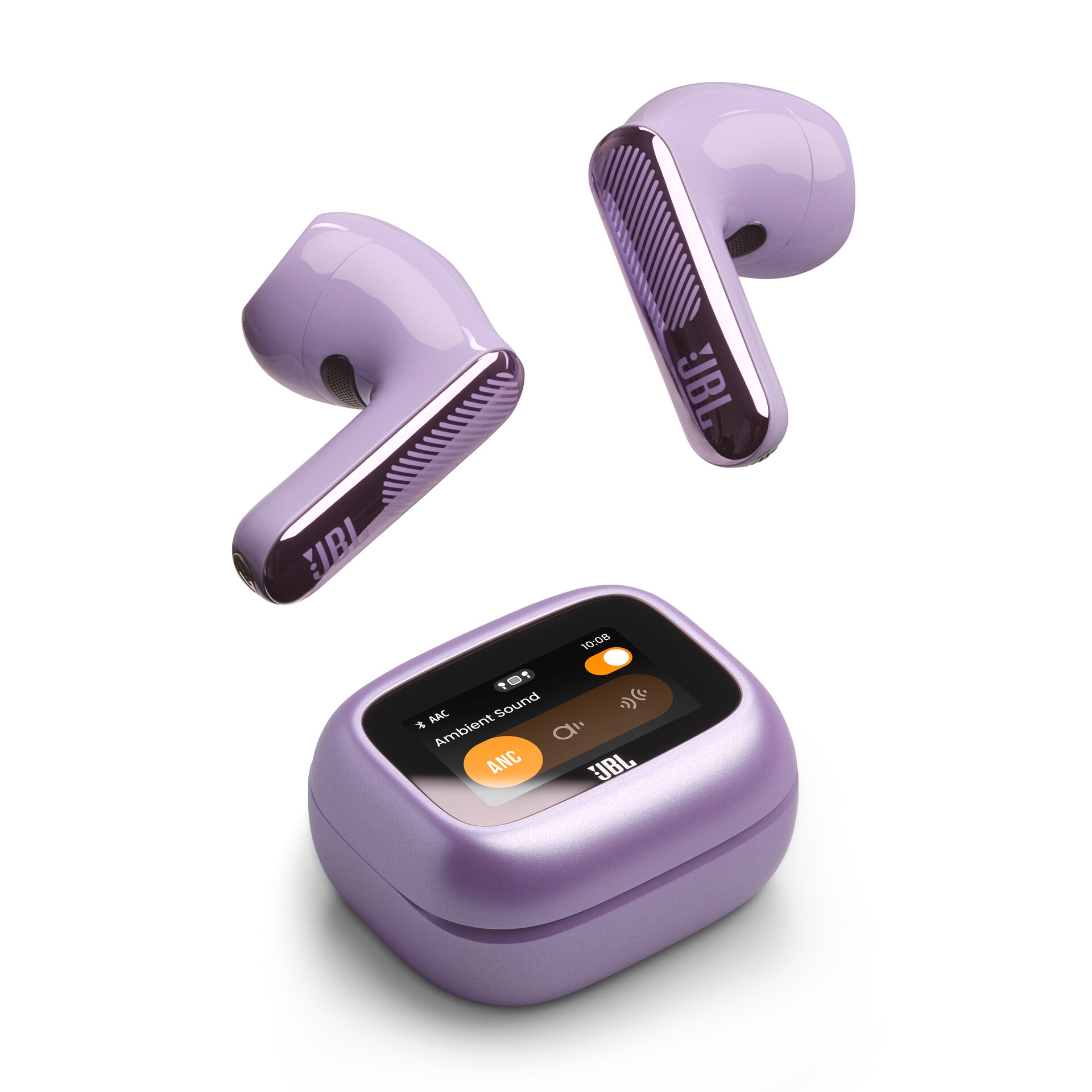 "JBL wireless In-Ear-Kopfhörer ""LIVE FLEX 4"", lila, B:10,5cm H:4,5cm T:16,5cm, Kopfhörer, Kabellose Ohrhörer mit Noise-Cancelling-Funktion"