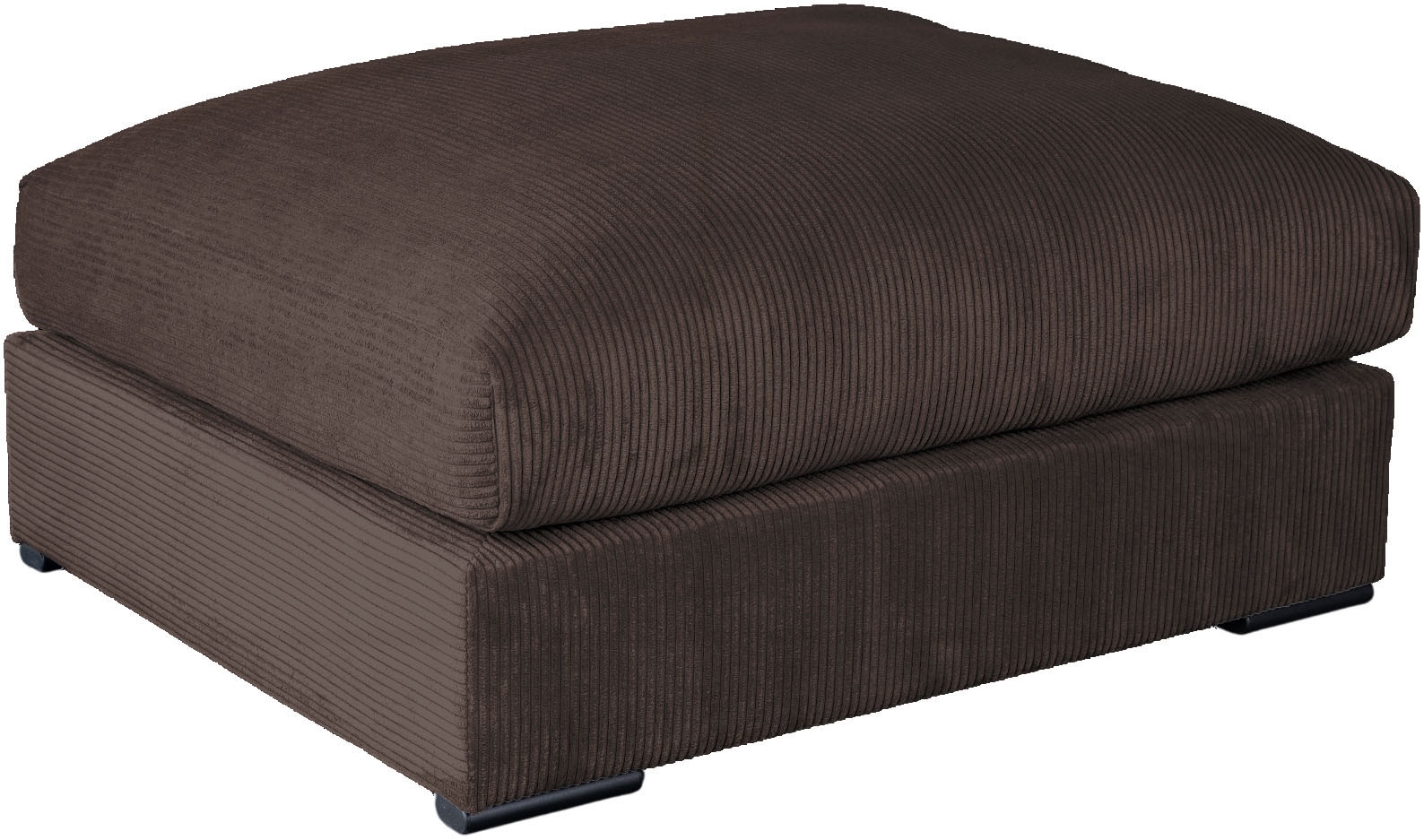 Home affaire Polsterhocker "Finca XL, B: 101 cm" Mega-Hocker, in Cord oder Chenille-Struktur wählbar