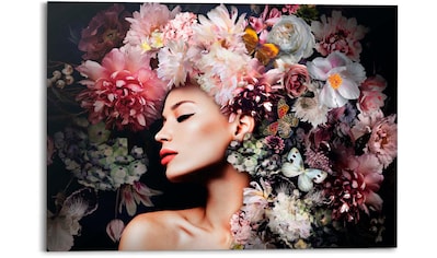 Deco-Panel »Frau mit Blumenhut«