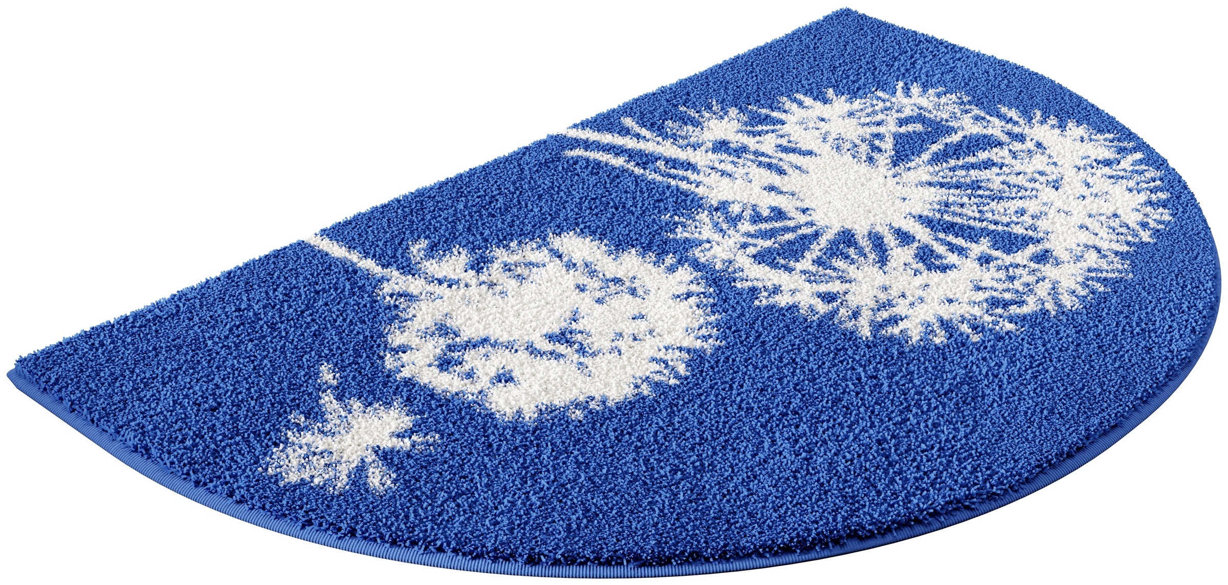 Thumbnail - Grund Badematte "Pusteblume, Badvorleger, Badezimmer Teppich, sehr weich" Höhe 20 mm rutschhemmend beschichtet fußbodenh...