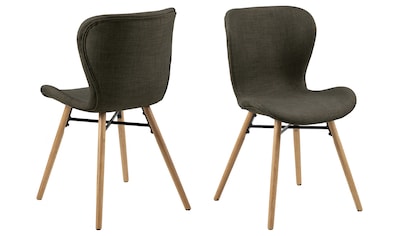 ACTONA GROUP Stuhl »Willy«, (Set), 4 St., Webstoff, aus schönem Webstoff,  in unterschiedlichen Farbvarianten | BAUR
