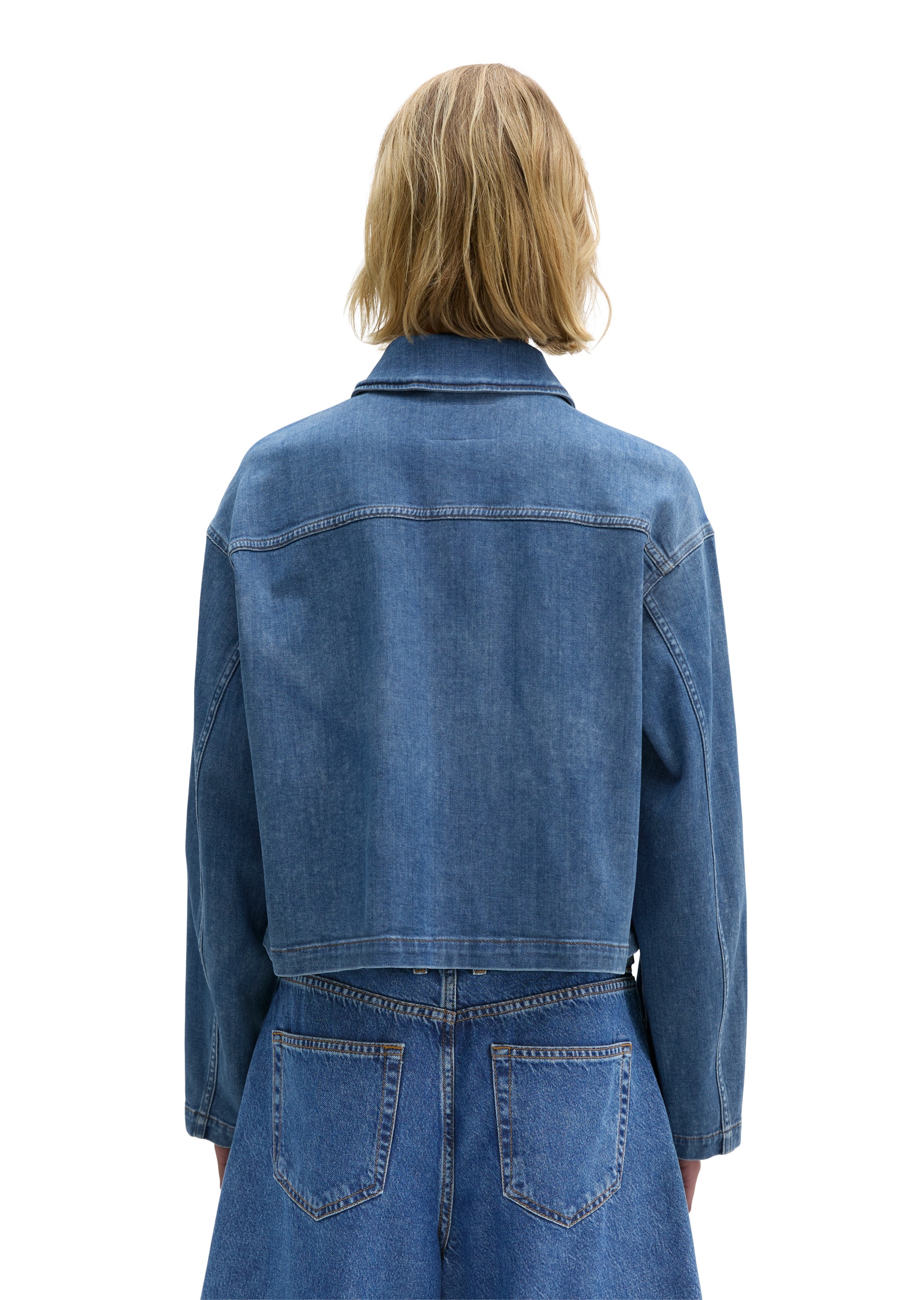 Marc O'Polo Jeansbluse »aus Cashmere Touch Denim«