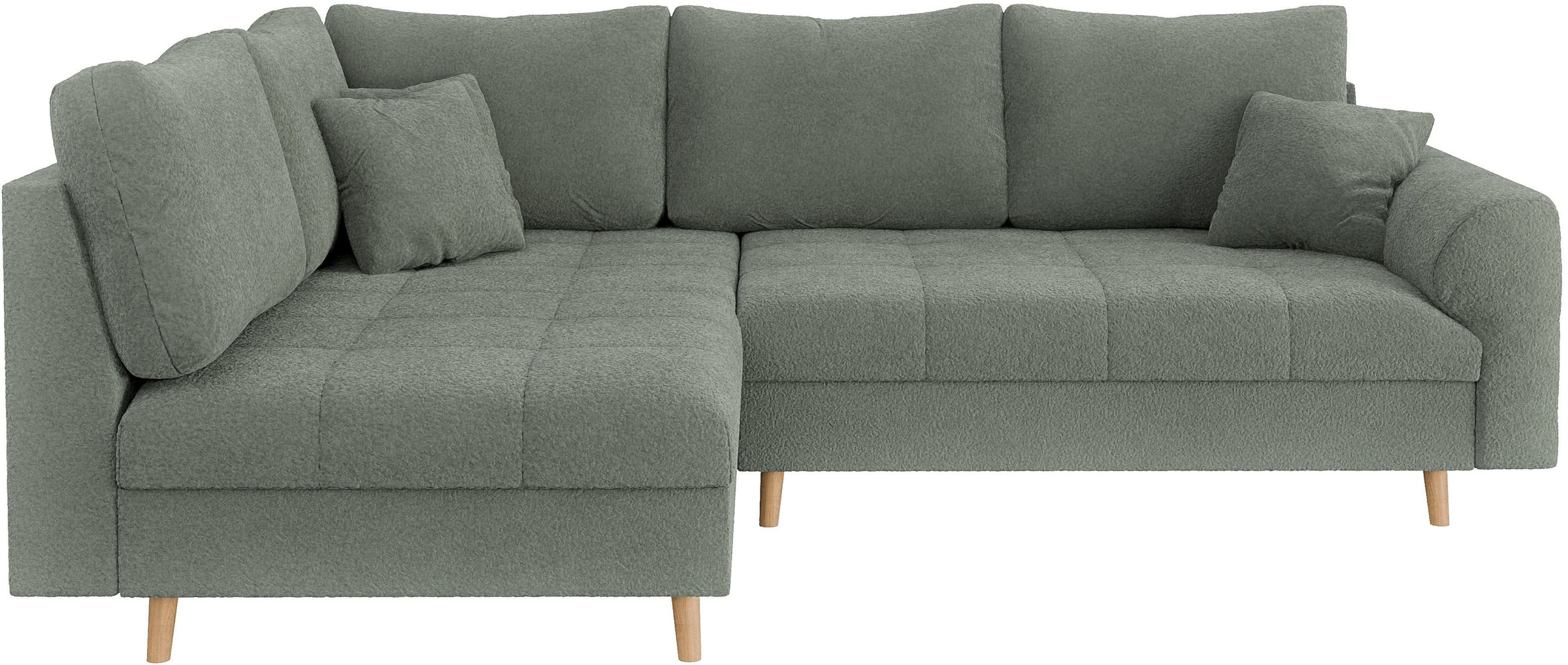 Home affaire Ecksofa "CHARRE L-Form mit Ottomane, Maße B/T/H: 231/161/81 cm günstig online kaufen