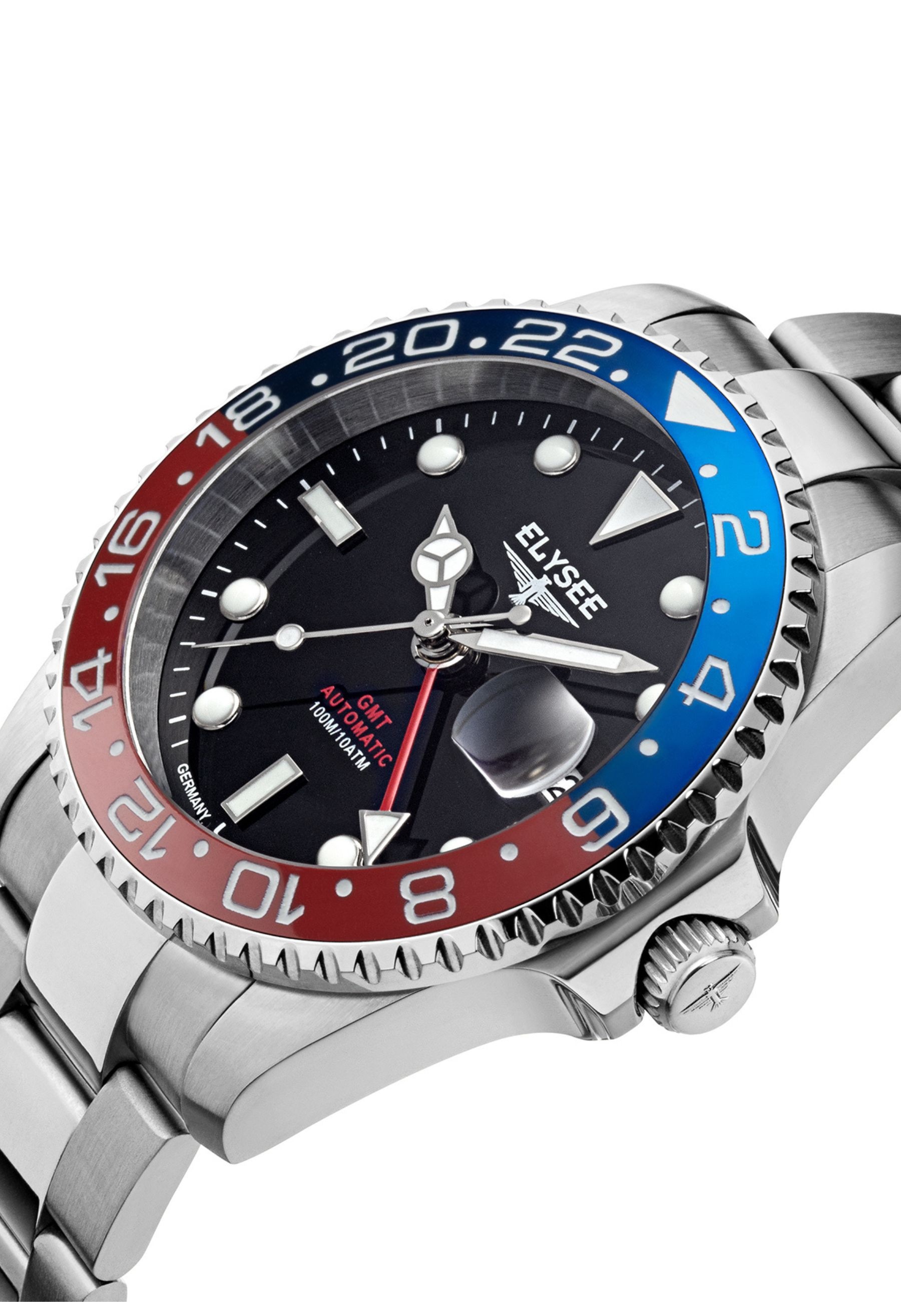 Elysee Automatikuhr »Gmt Automatic Ceramic«, mit modernem Design
