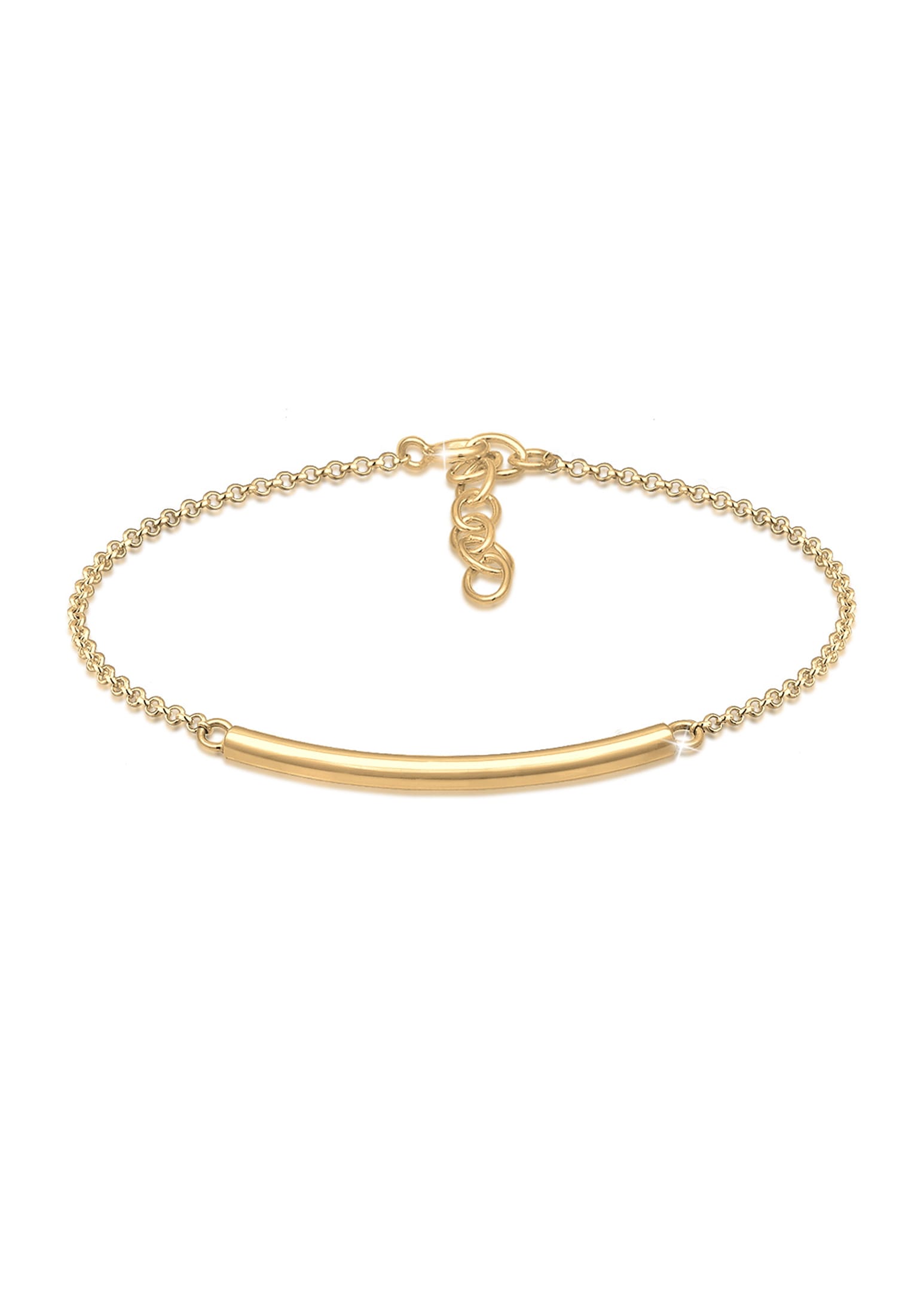 ELLI Kleeblatt Glücksbringer 925 Silber Bracelet Gold 16 4