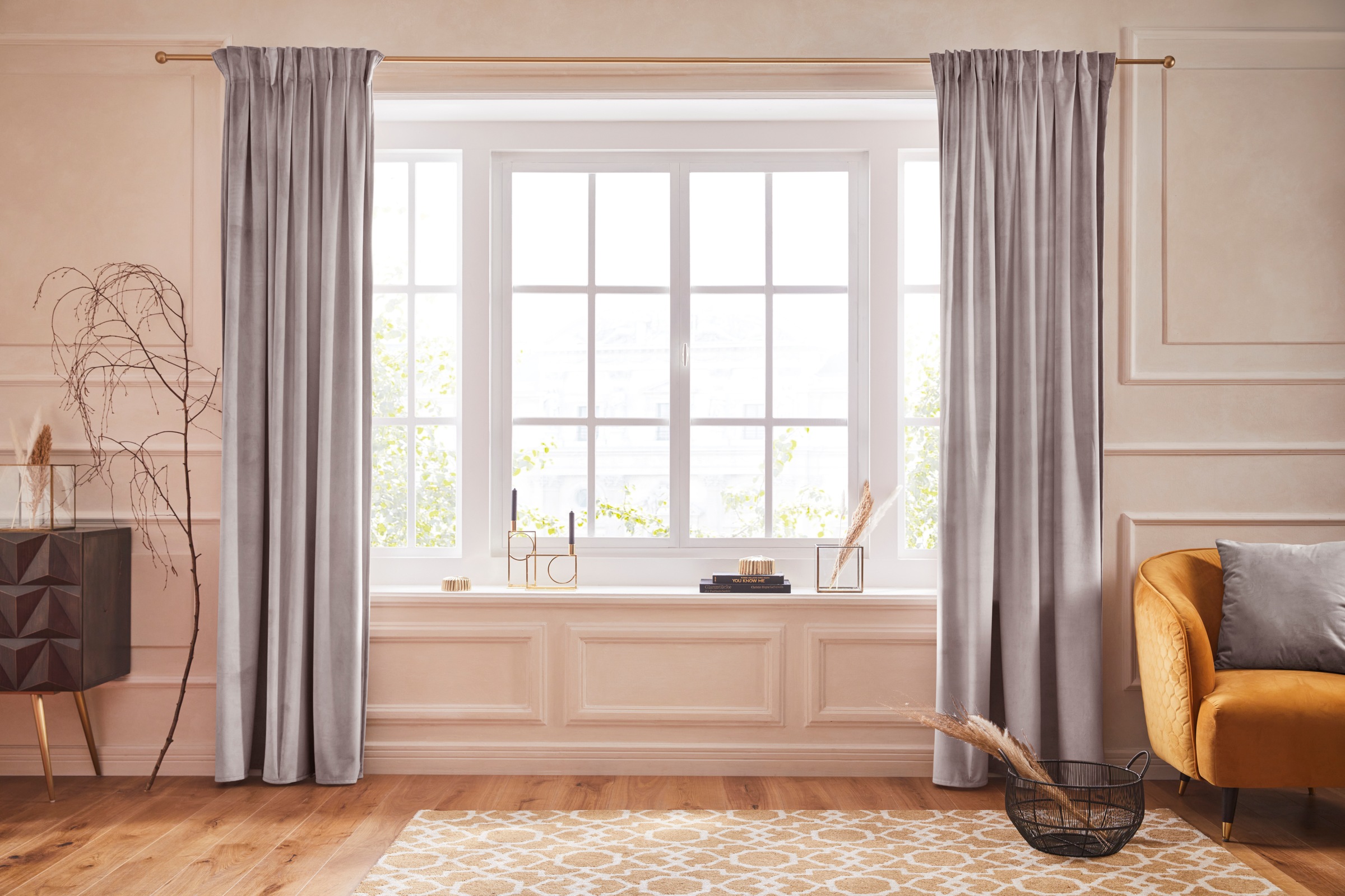 Guido Maria Kretschmer Home&Living Vorhang "SAMT" Multifunktionsband 1 Stk. günstig online kaufen