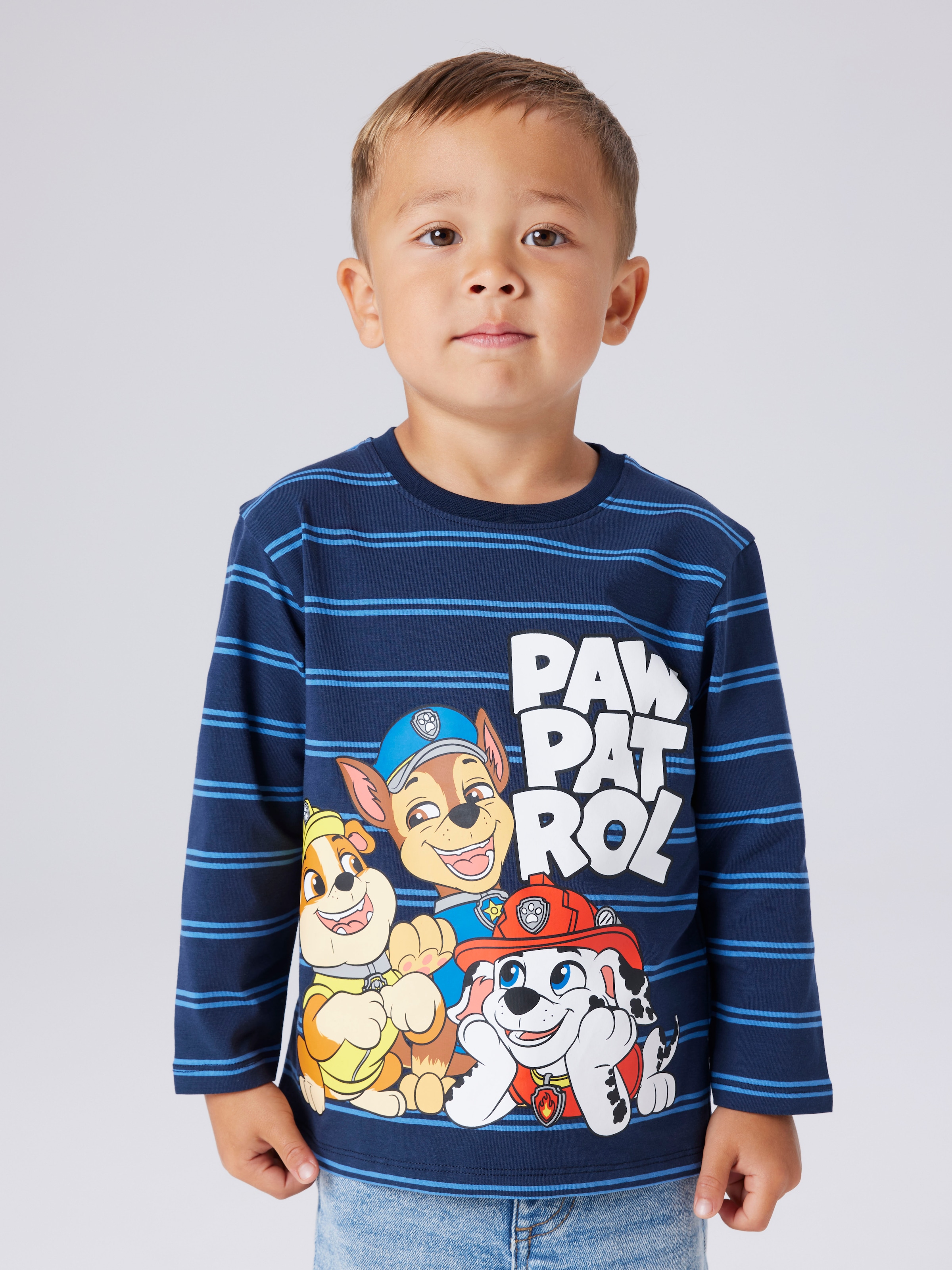 Name It T-Shirt "NMMJOSHUE PAW LS NREG TOP NOOS CPLG"