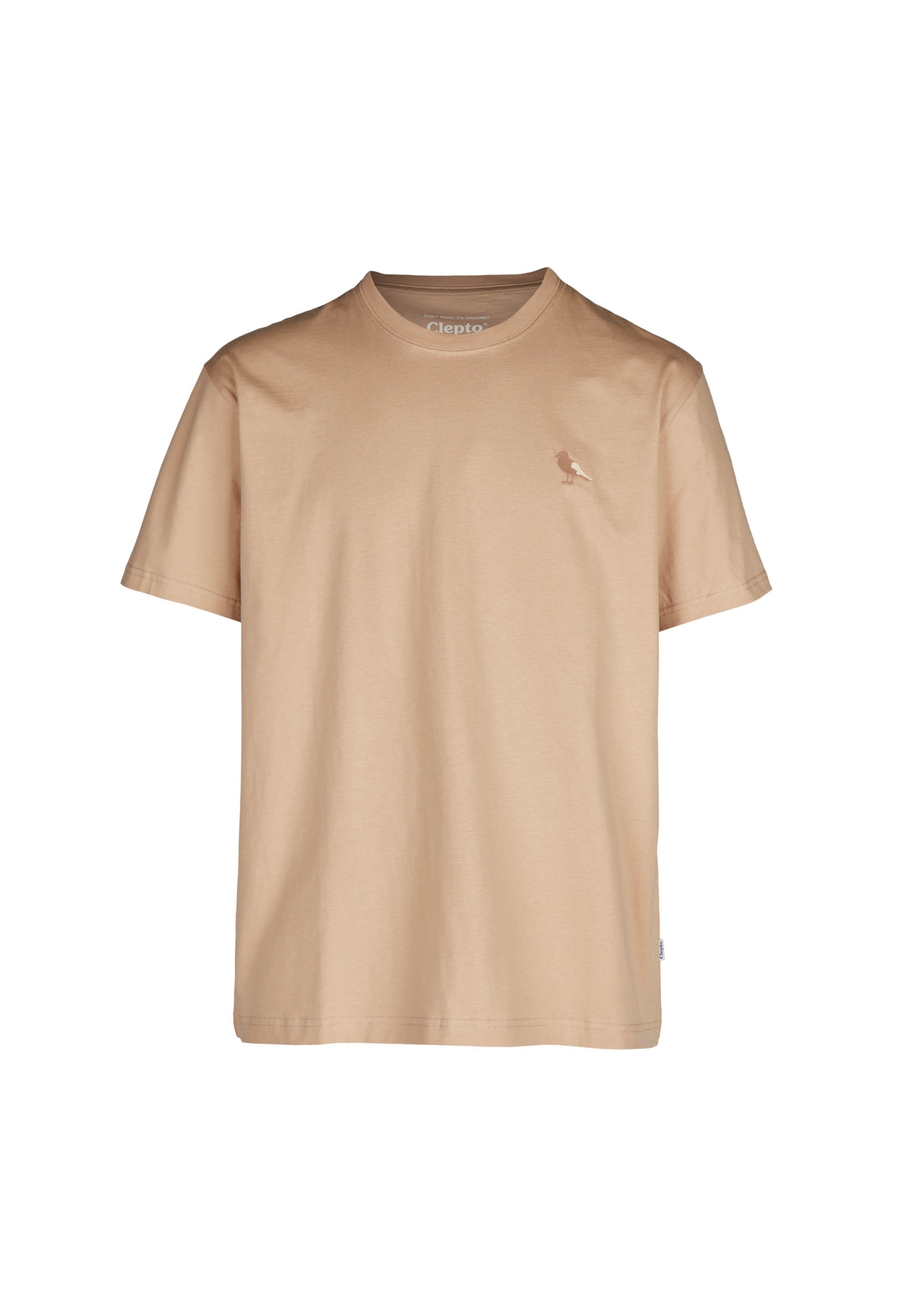 Cleptomanicx T-Shirt »Embroidery Gull Mono«, mit lockerem Schnitt