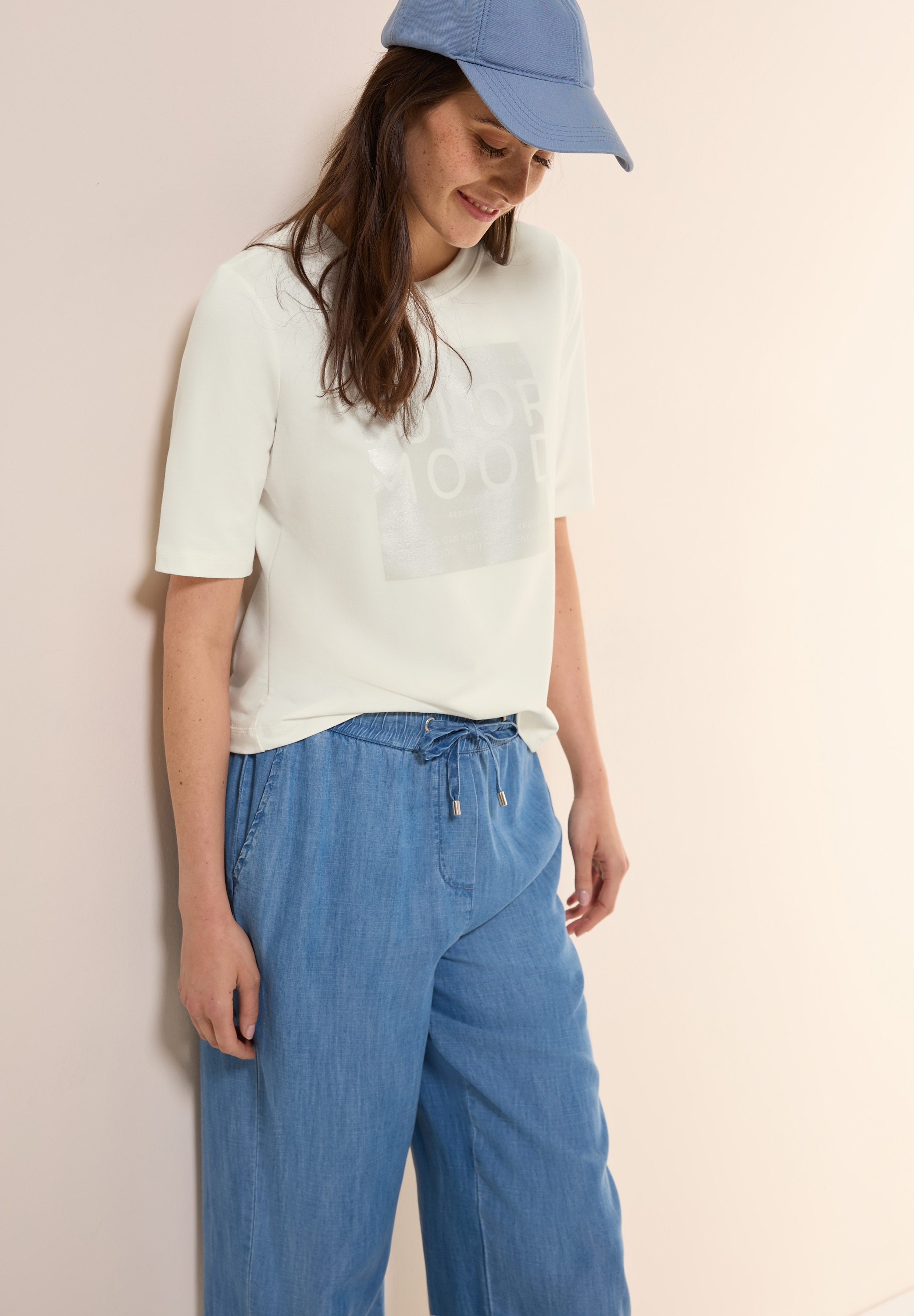 Cecil T-Shirt, mit Folienprint