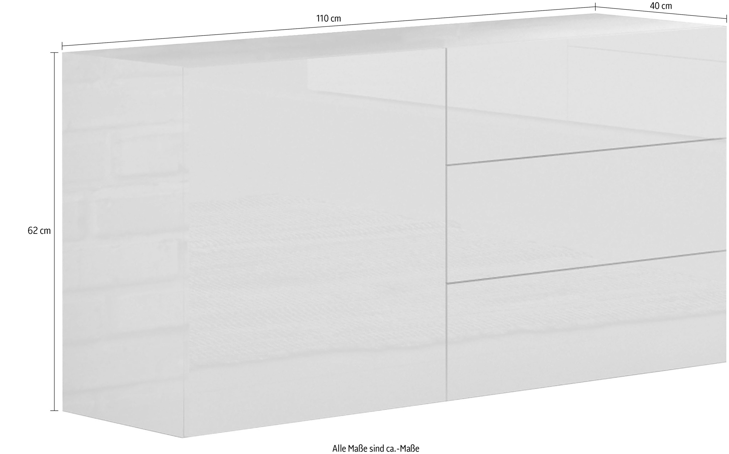 Thumbnail - Home affaire Sideboard "Metis" Breite 110 cm