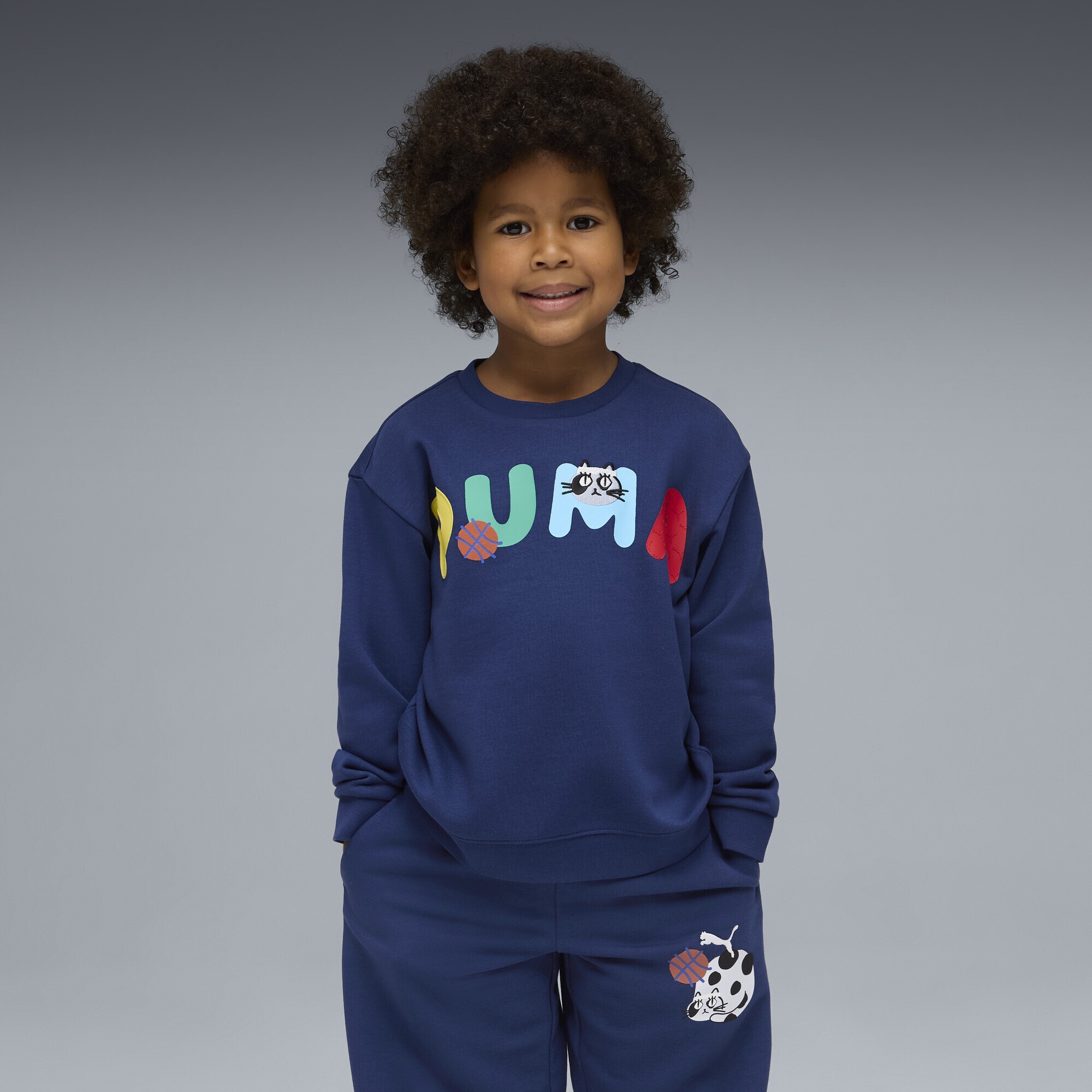 PUMA Sweatshirt »Sporty Cats Relaxed Sweatshirt Kinder«
