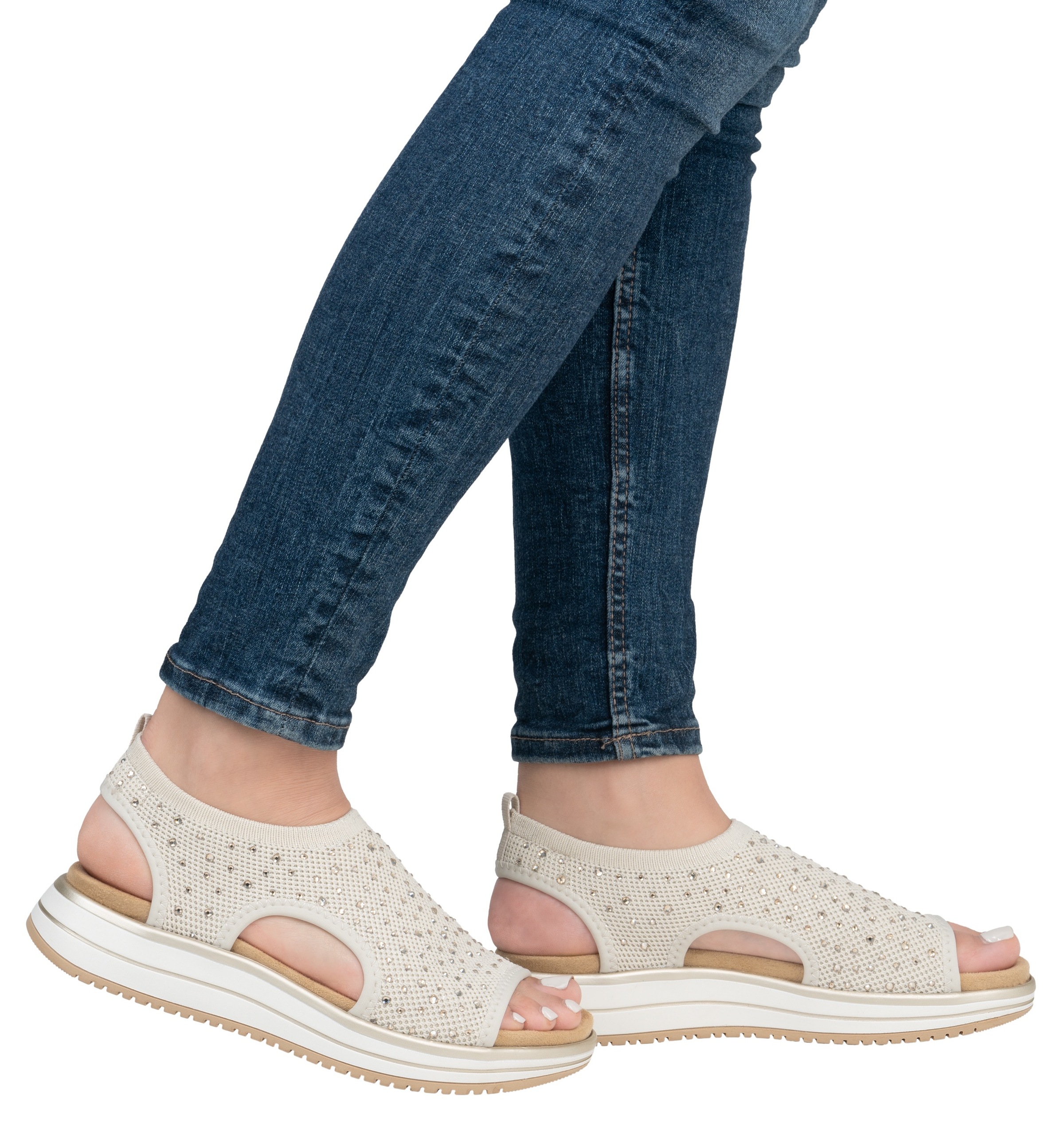 Remonte Sandale, Sandale, Sommerschuh, Komfortschuh mit funkelnden Strassst günstig online kaufen
