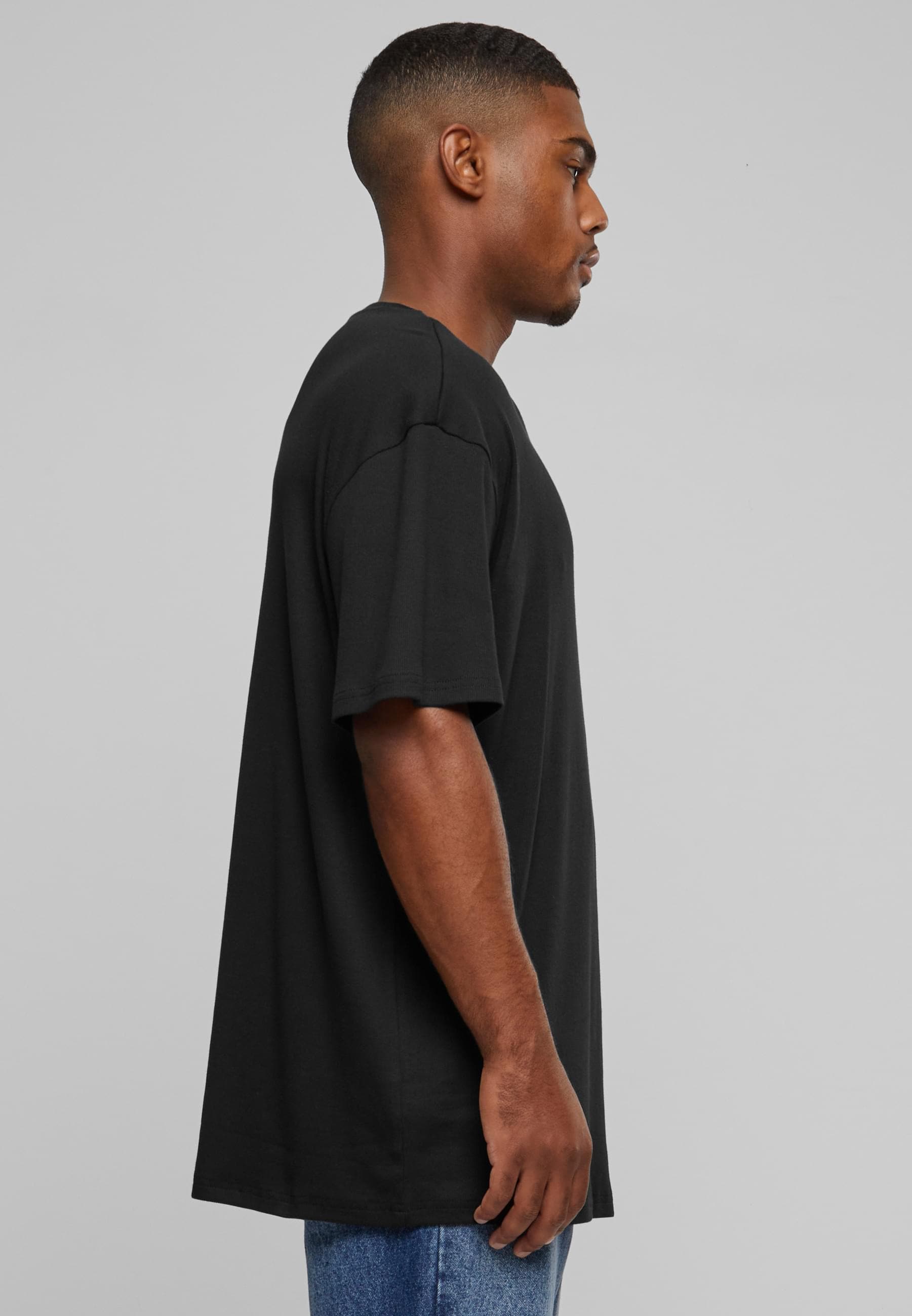 URBAN CLASSICS T-Shirt »Urban Classics Herren Organic Oversized Rib Tee«, (1 tlg.)