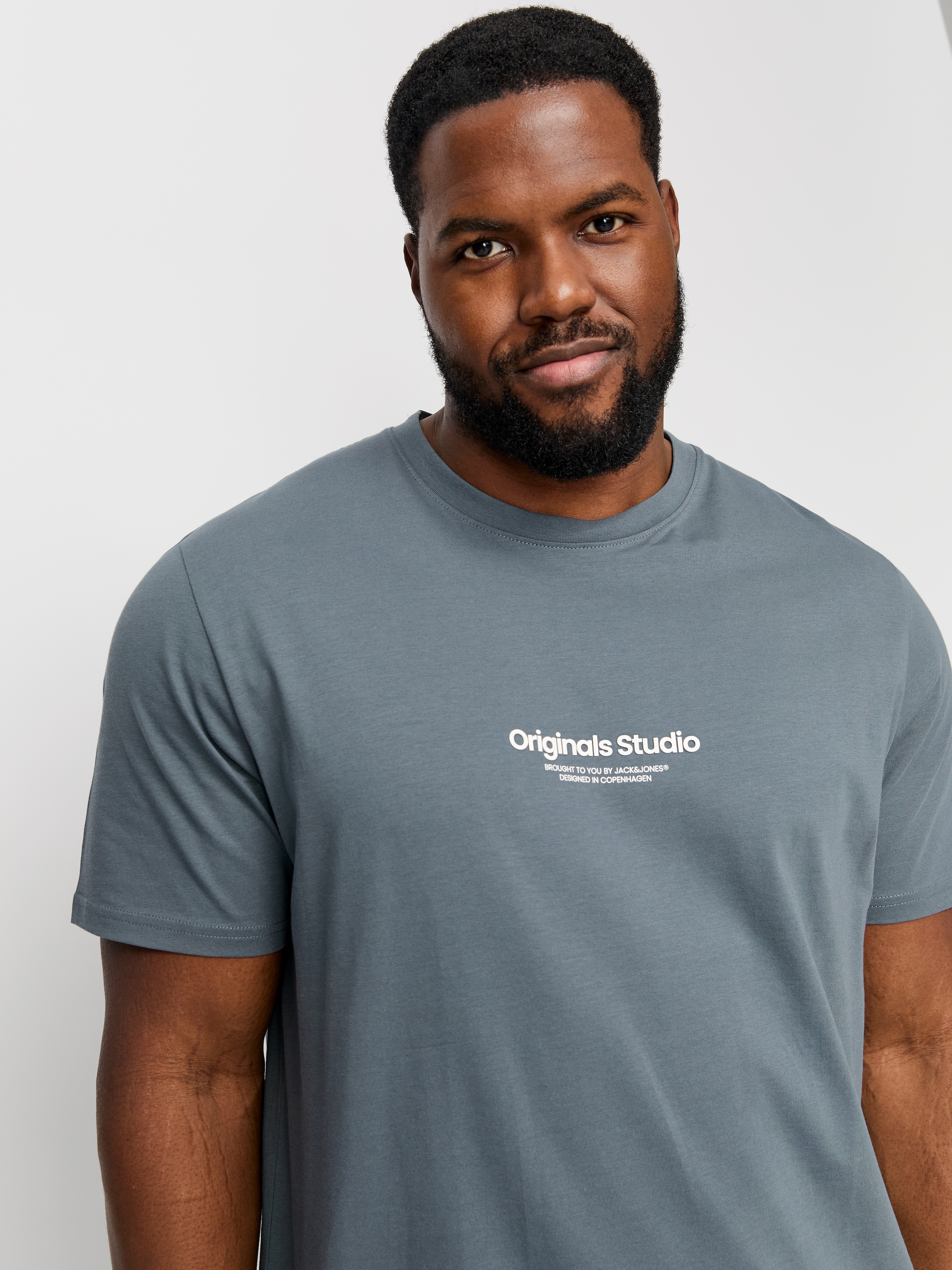 Jack & Jones PlusSize Kurzarmshirt »JORVESTERBRO TEE SS CREW NECK NOOS PLS«