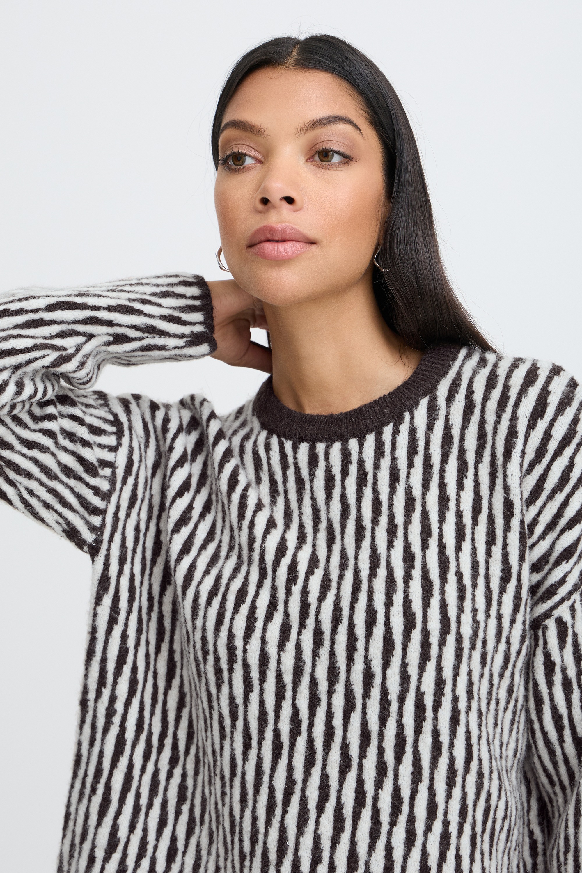 b.young Strickpullover »Damen Langarm BYOJULA«