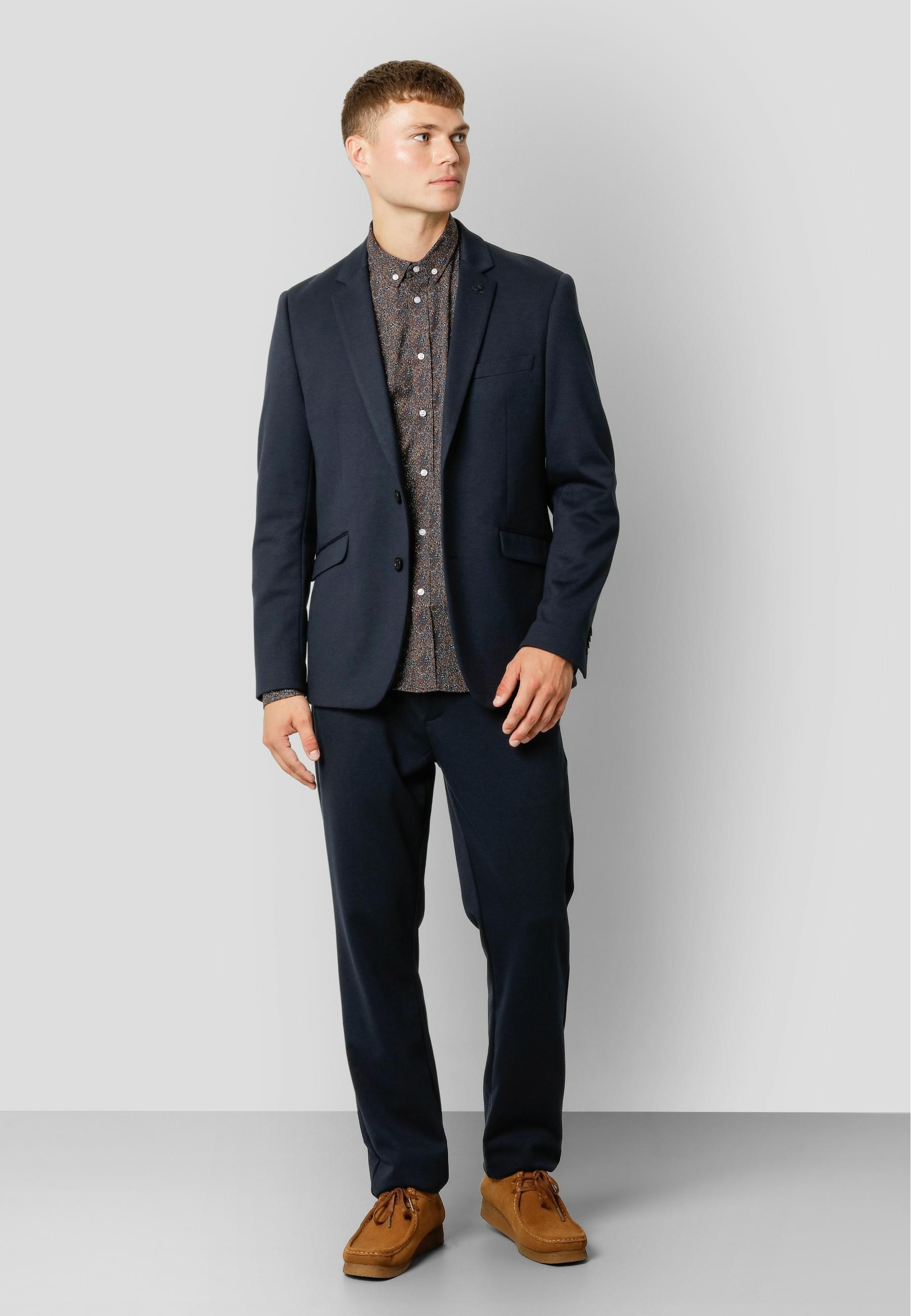 Clean Cut Copenhagen Winterjacke »Clean Cut Copenhagen Milano Jersey Blazer«, (1 St.), ohne Kapuze