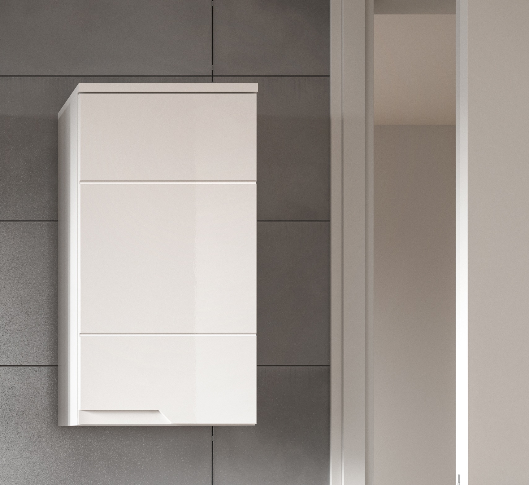 welltime Hängeschrank "CAPRI, Höhe 73 cm, 1 Tür mit Soft-Close-Funktion, 1 günstig online kaufen