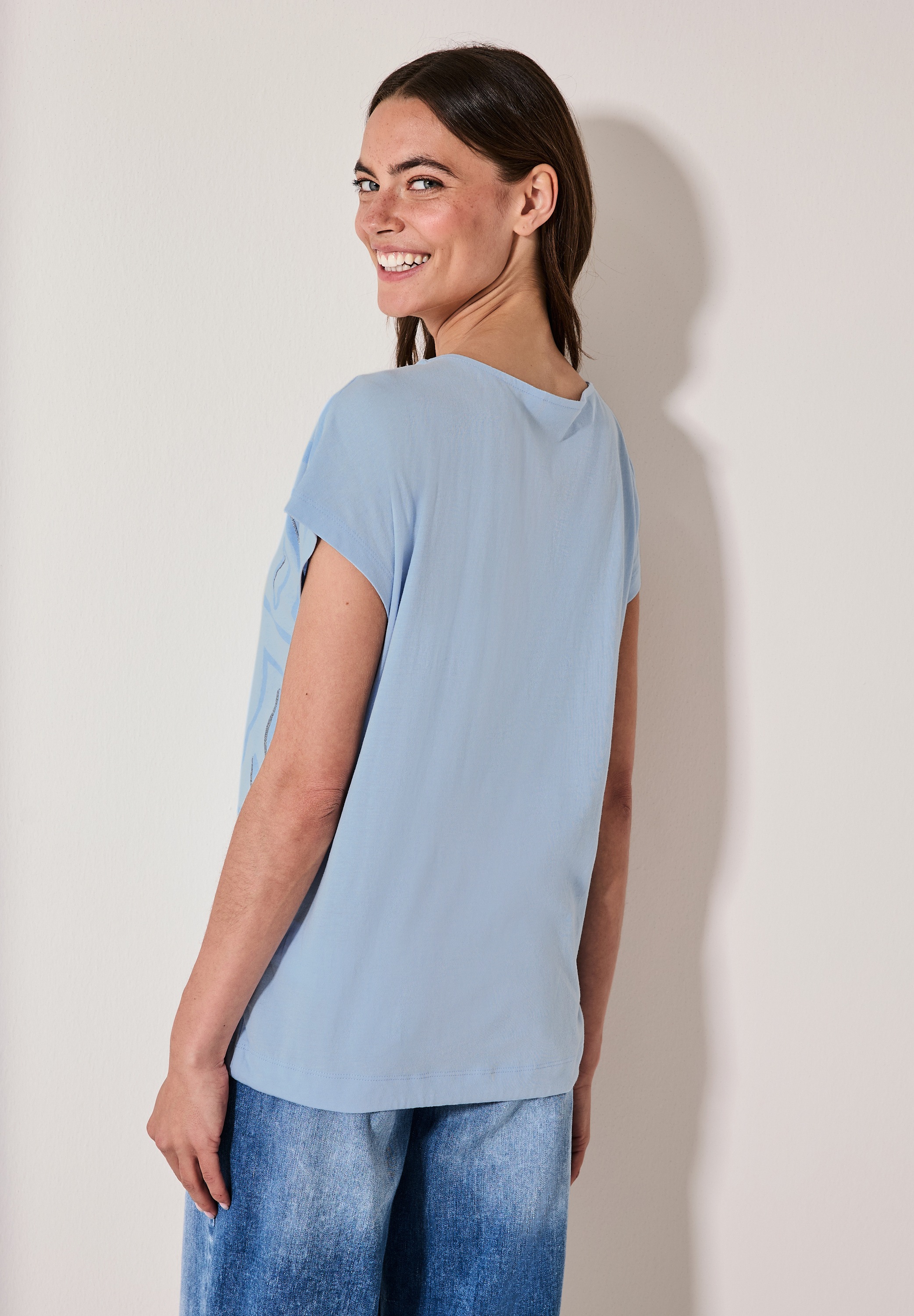 Cecil T-Shirt, mit Tunnelzug am Saum