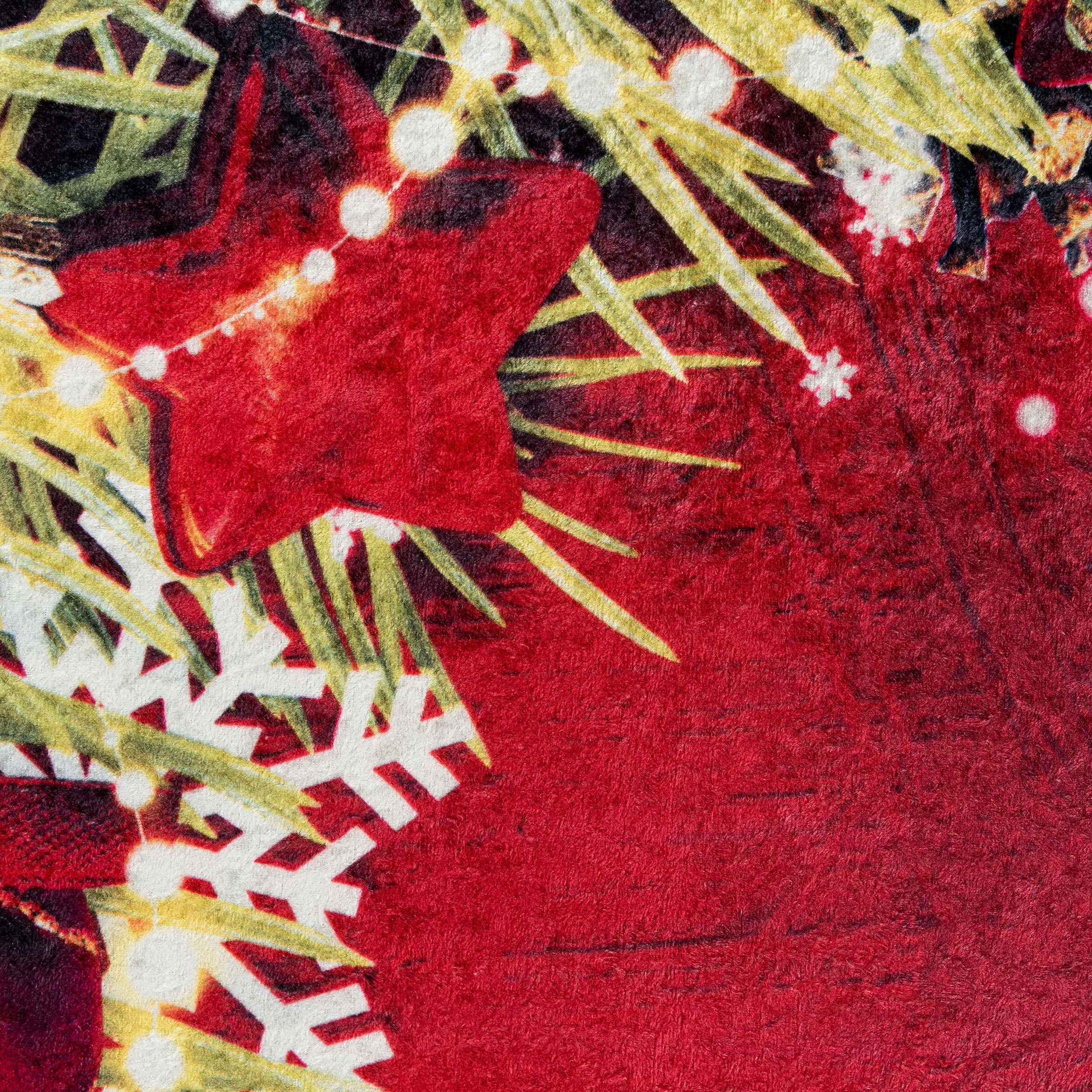 waschbar, BAUR Weihnachten, 1225«, »Christmas auf Teppich rechteckig, | Sehrazat Rechnung Unterlage Weihnachtsbaum