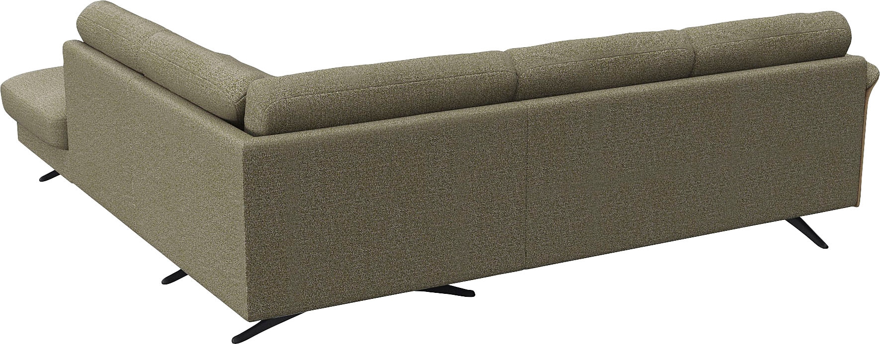FLEXLUX Ecksofa »Glow, super bequem durch hochwertigem Sitzaufbau mit Federkern, L-Form«, Modernes skandinavisches Design