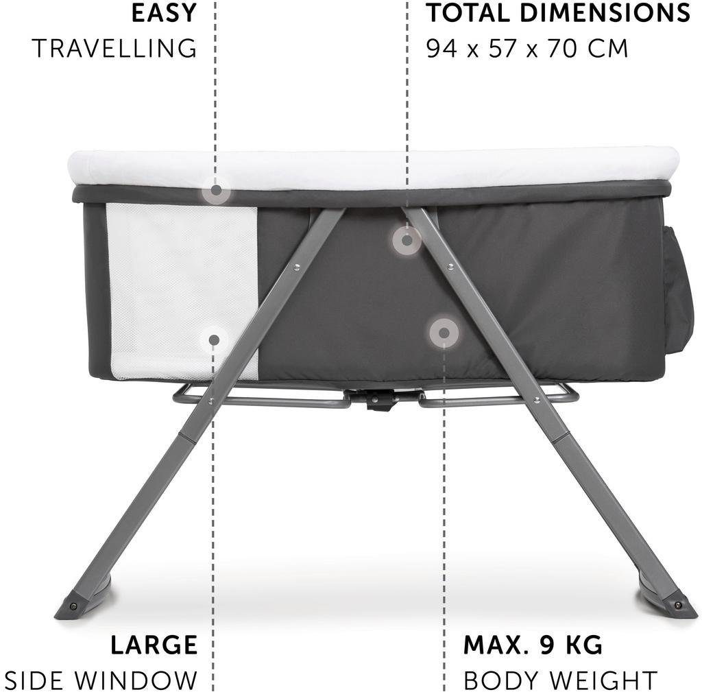 Hauck Beistellbett »Dreamer, grey«