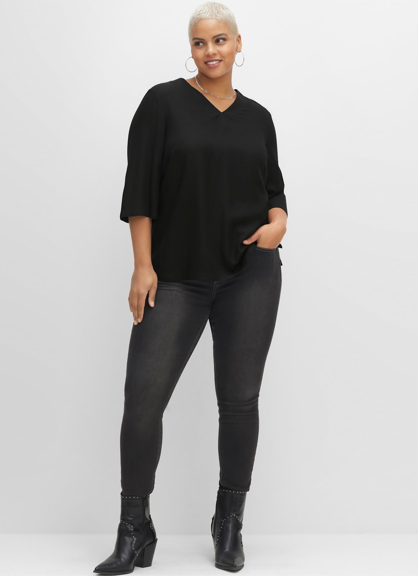 Sheego Longbluse günstig online kaufen