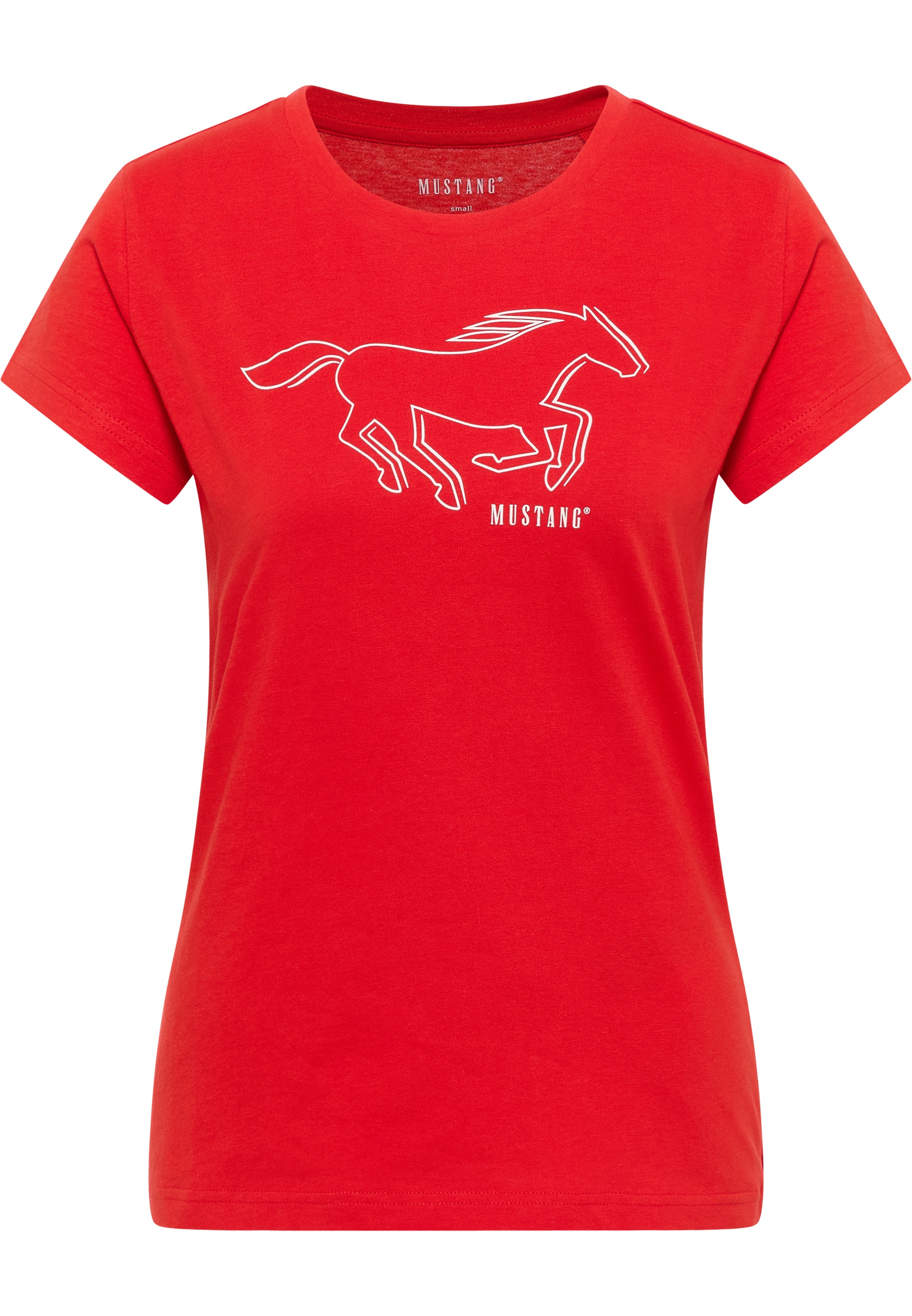 MUSTANG Kurzarmshirt "Damen Style Loa" günstig online kaufen